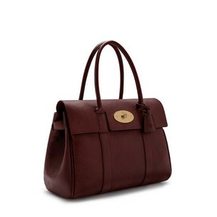 Mini Zipped Bayswater | Oxblood Small Classic Grain | Women | Mulberry