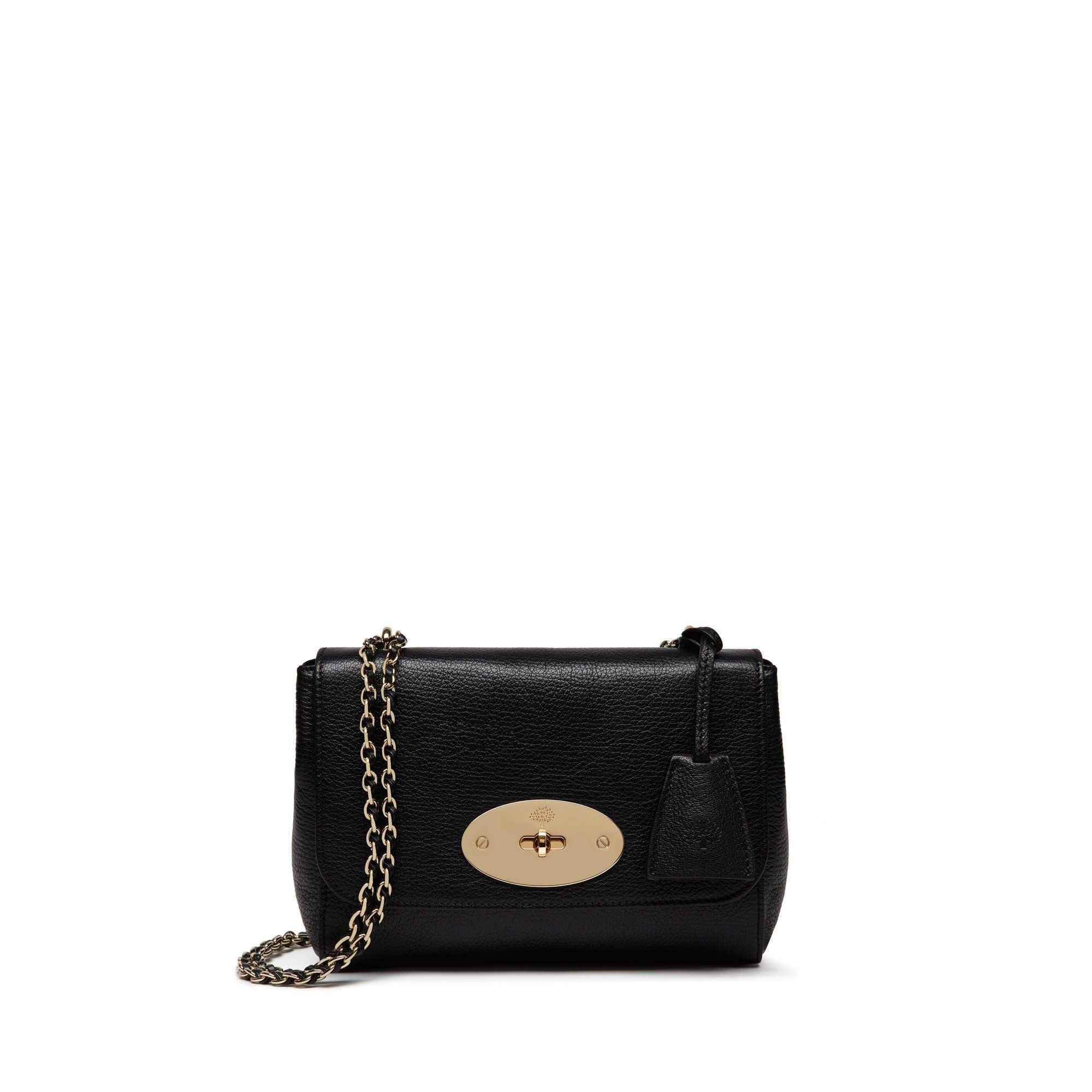 Mulberry Small Leather Lily Shoulder Bag In Black