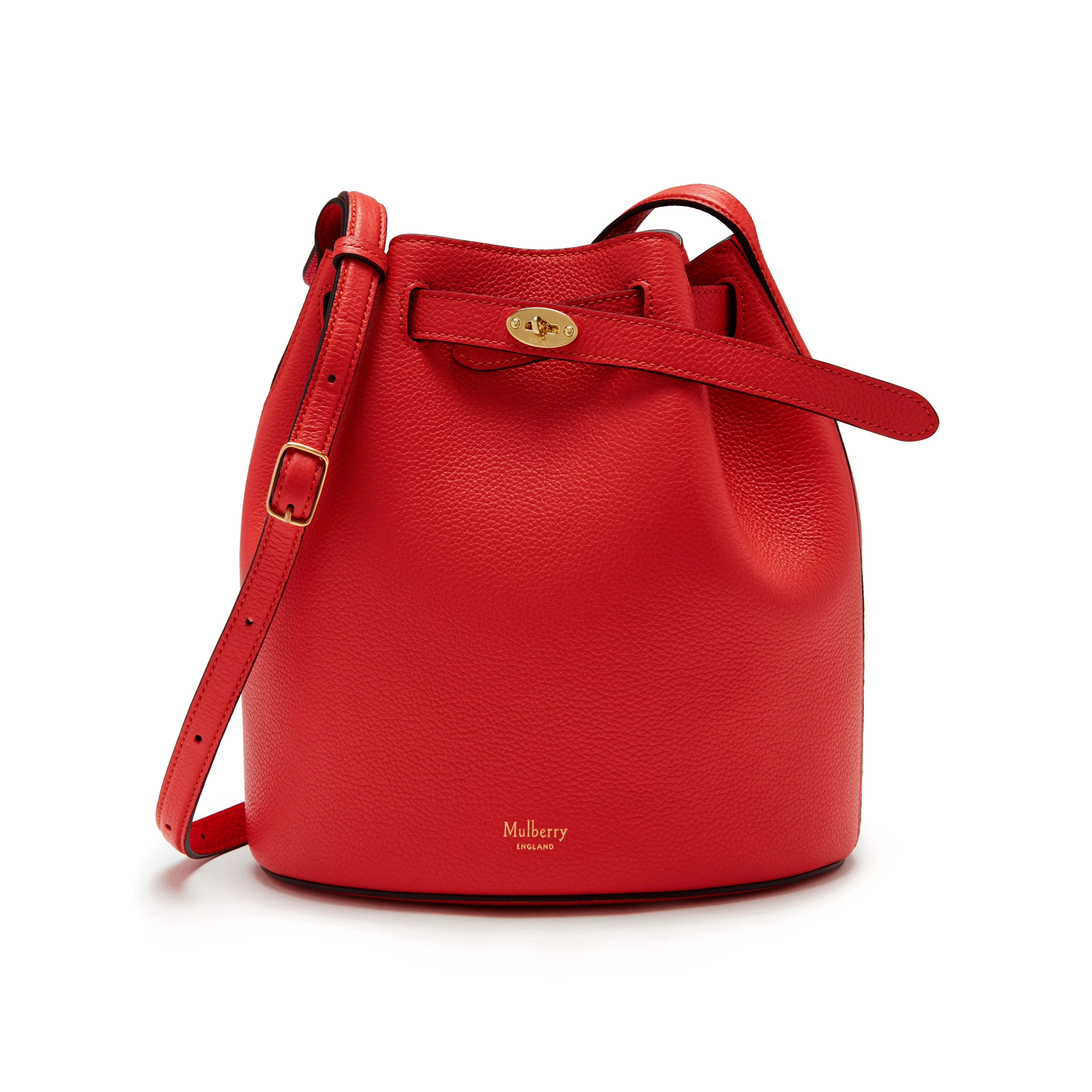 mulberry bag red leather