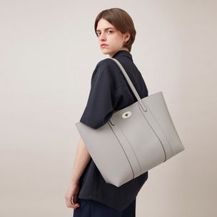 MULBERRY Classic Grain Small Bayswater Backpack Clay | FASHIONPHILE