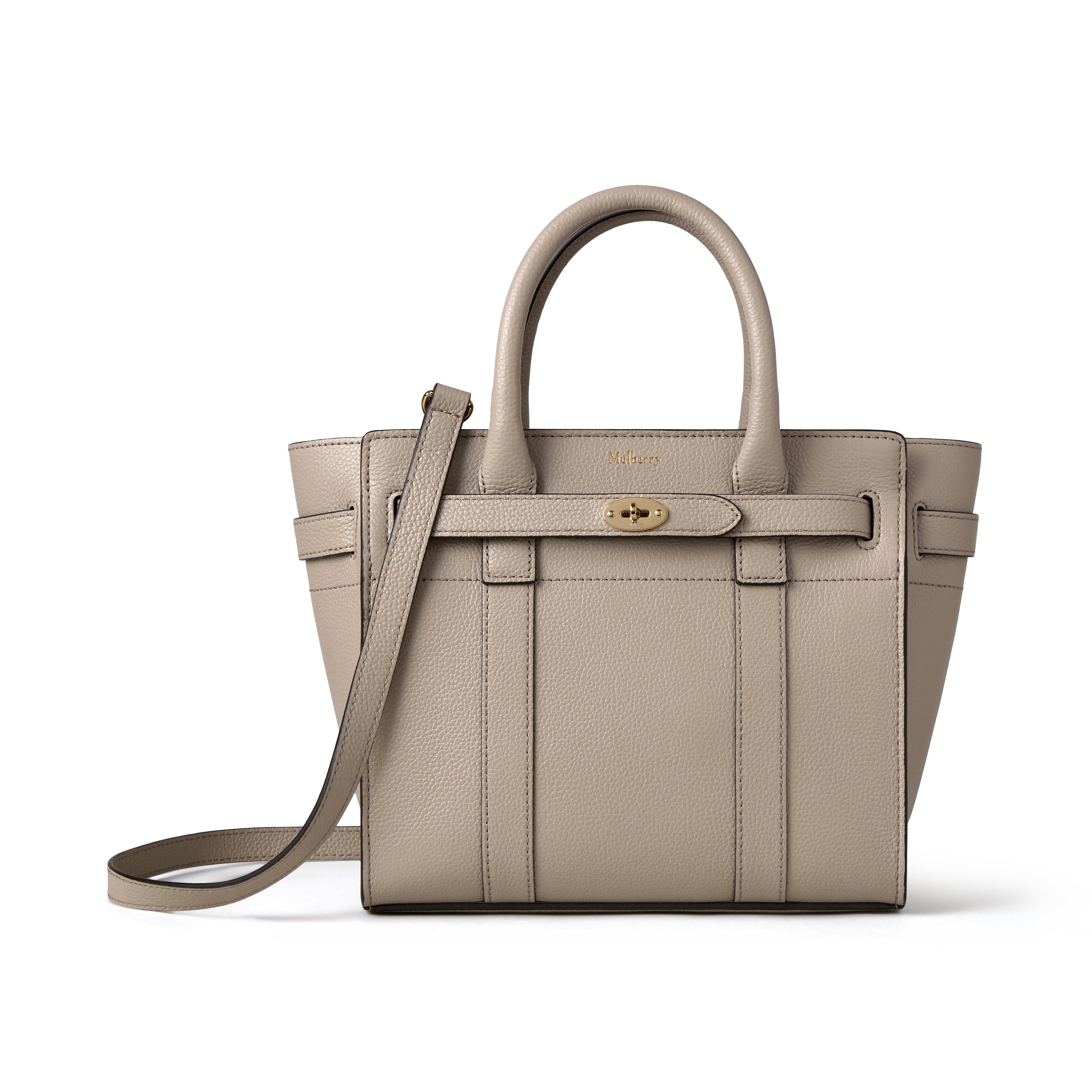 Mulberry Women's Mini Zipped Bayswater Cashmere Taupe