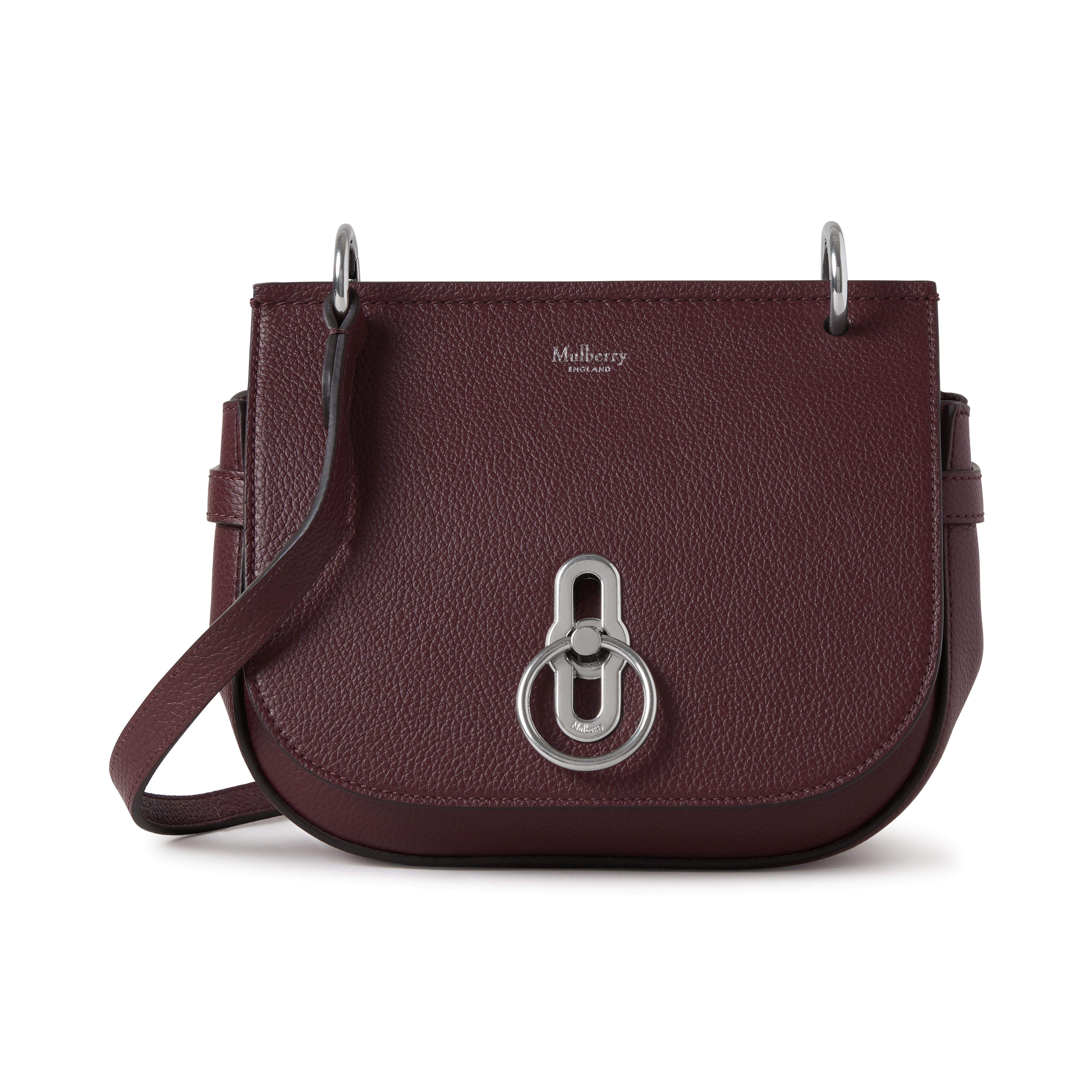 Mulberry Women's Small Amberley Satchel Black Cherry