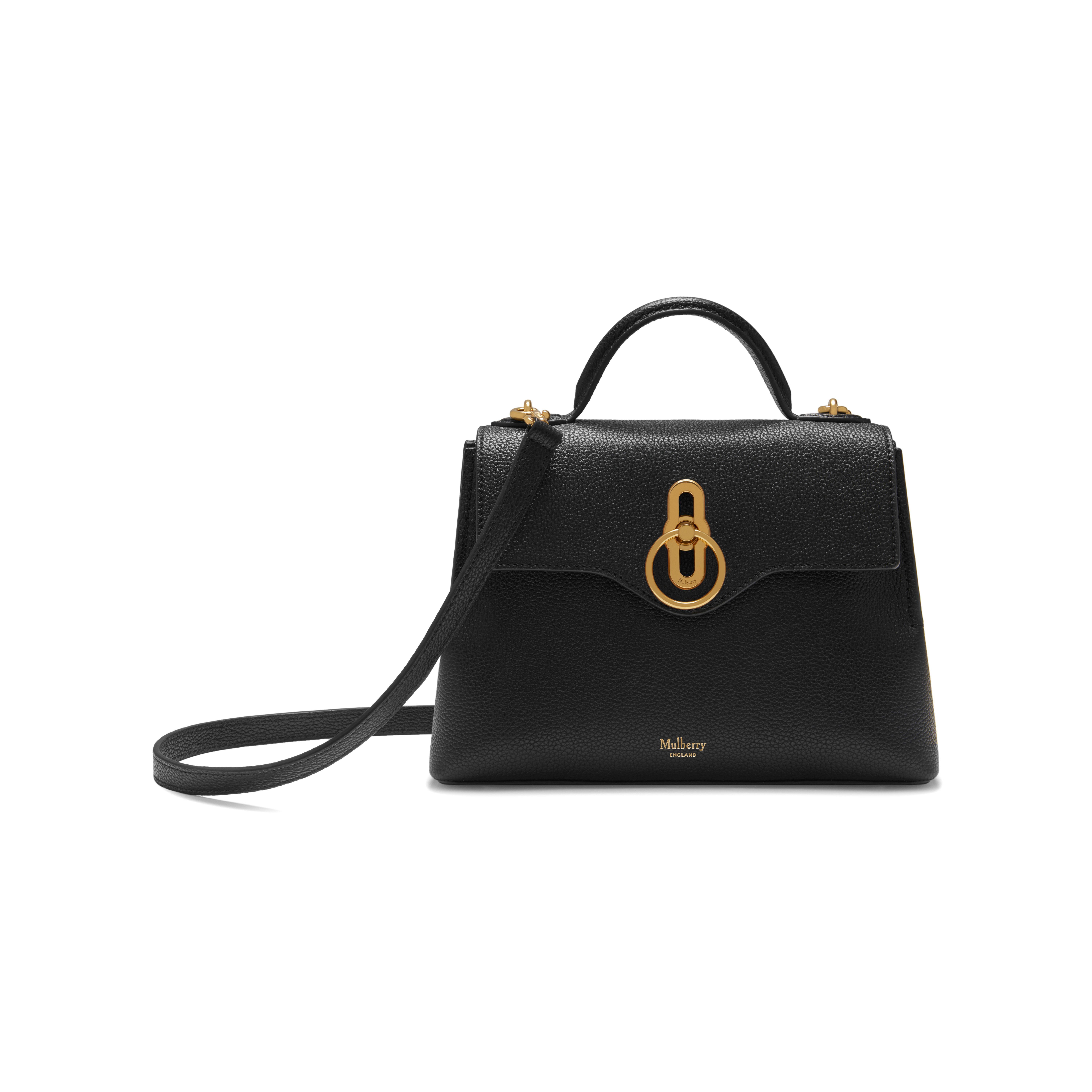 black mini handbag
