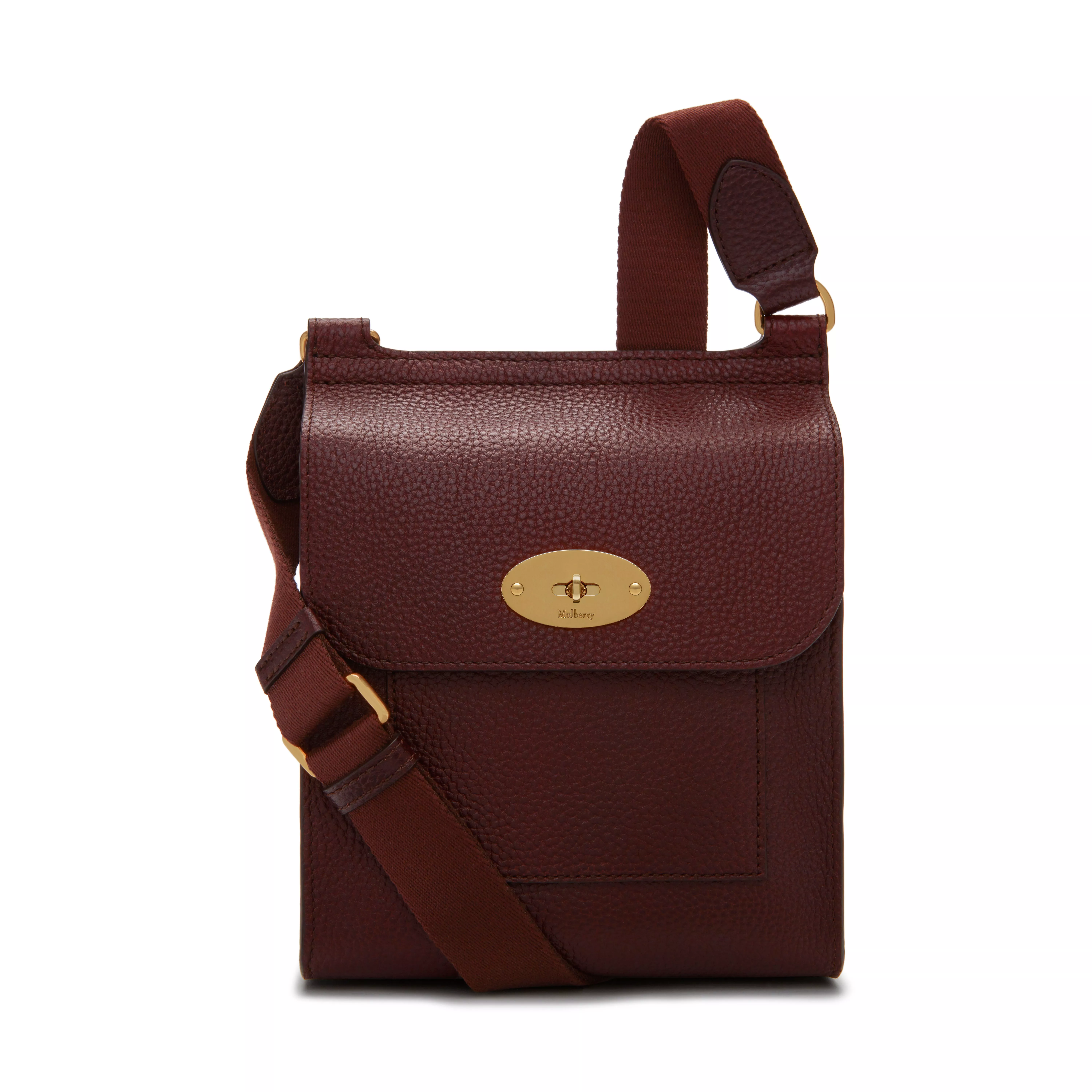 mulberry oxblood messenger bag