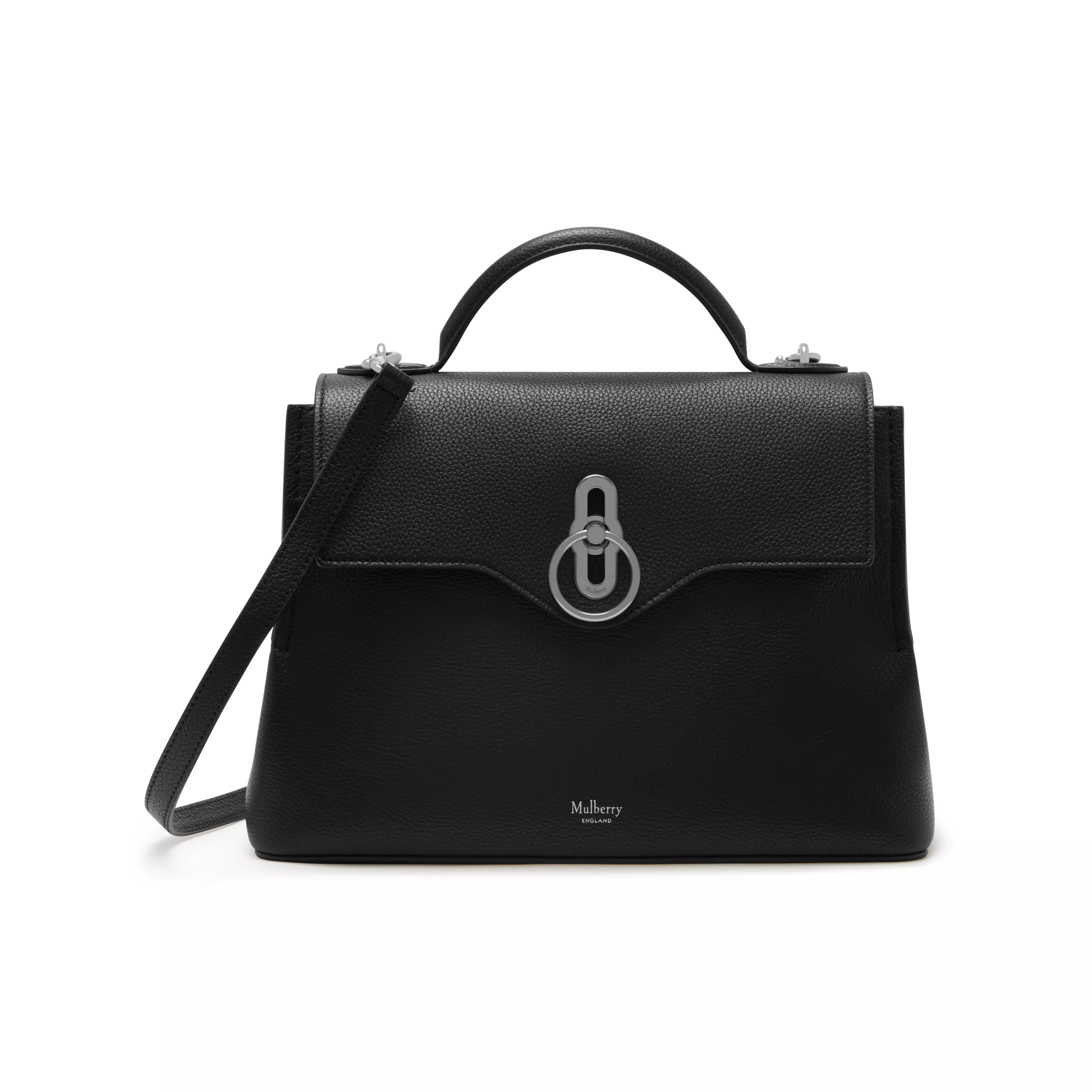 black silver bag