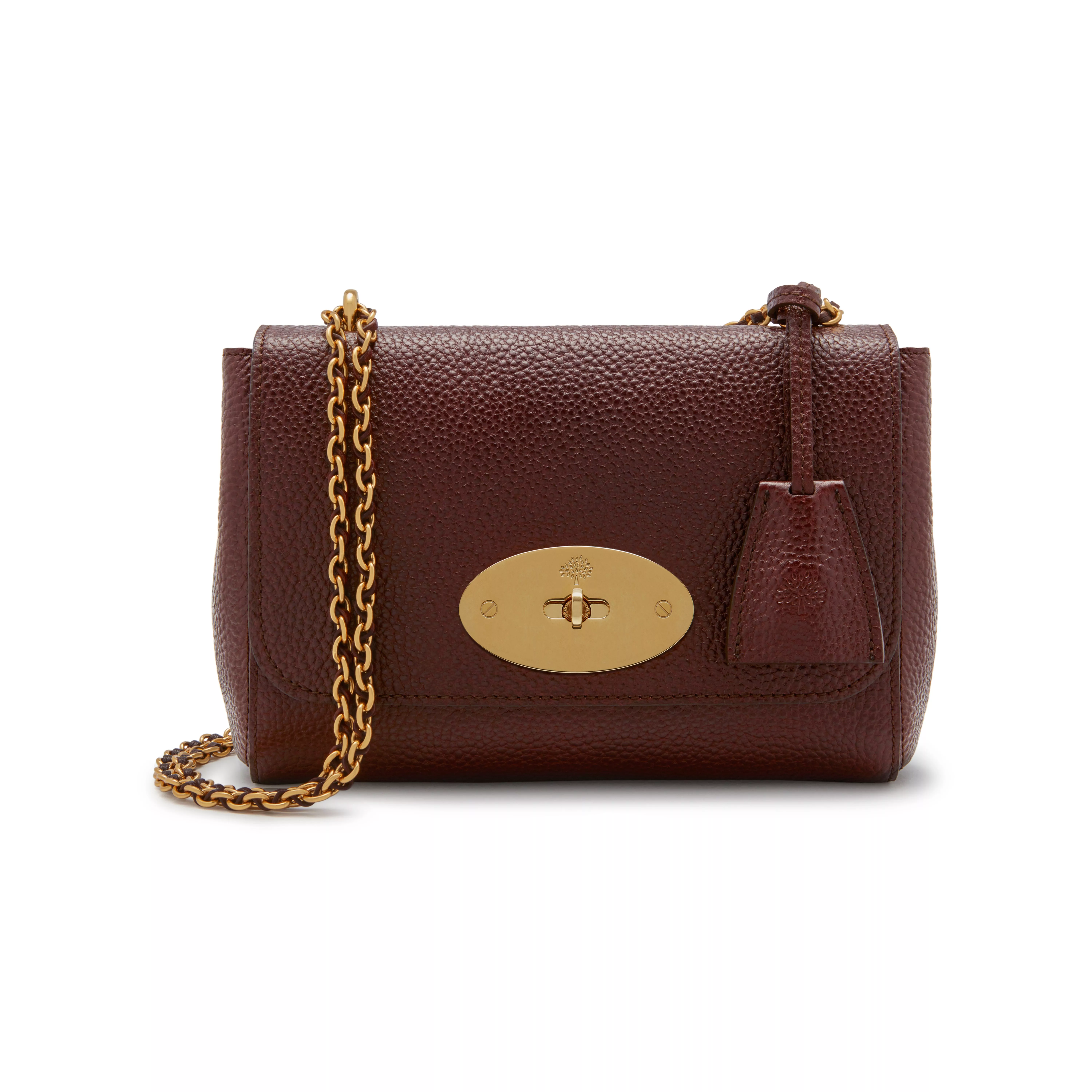 oxblood shoulder bag