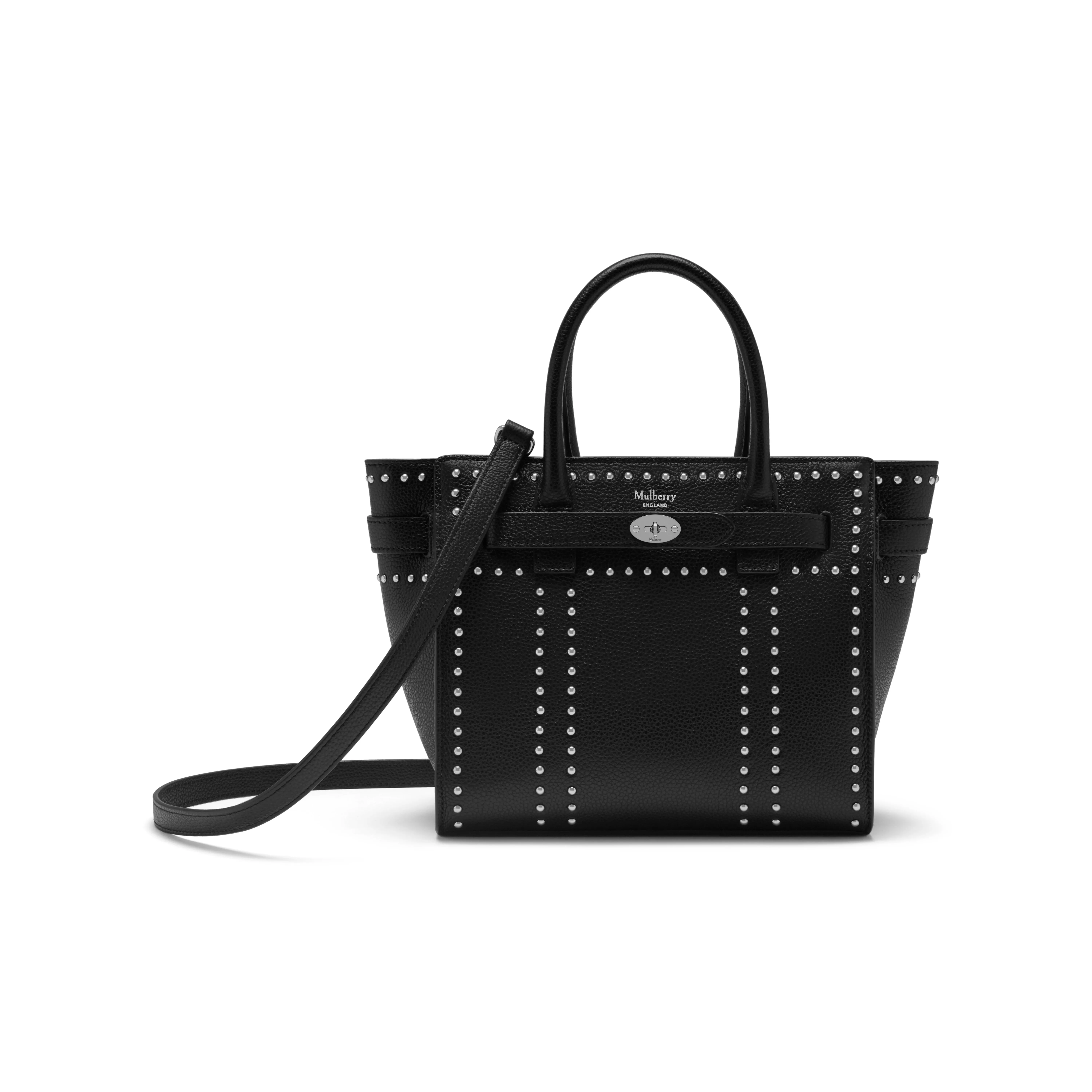 mulberry black small bag