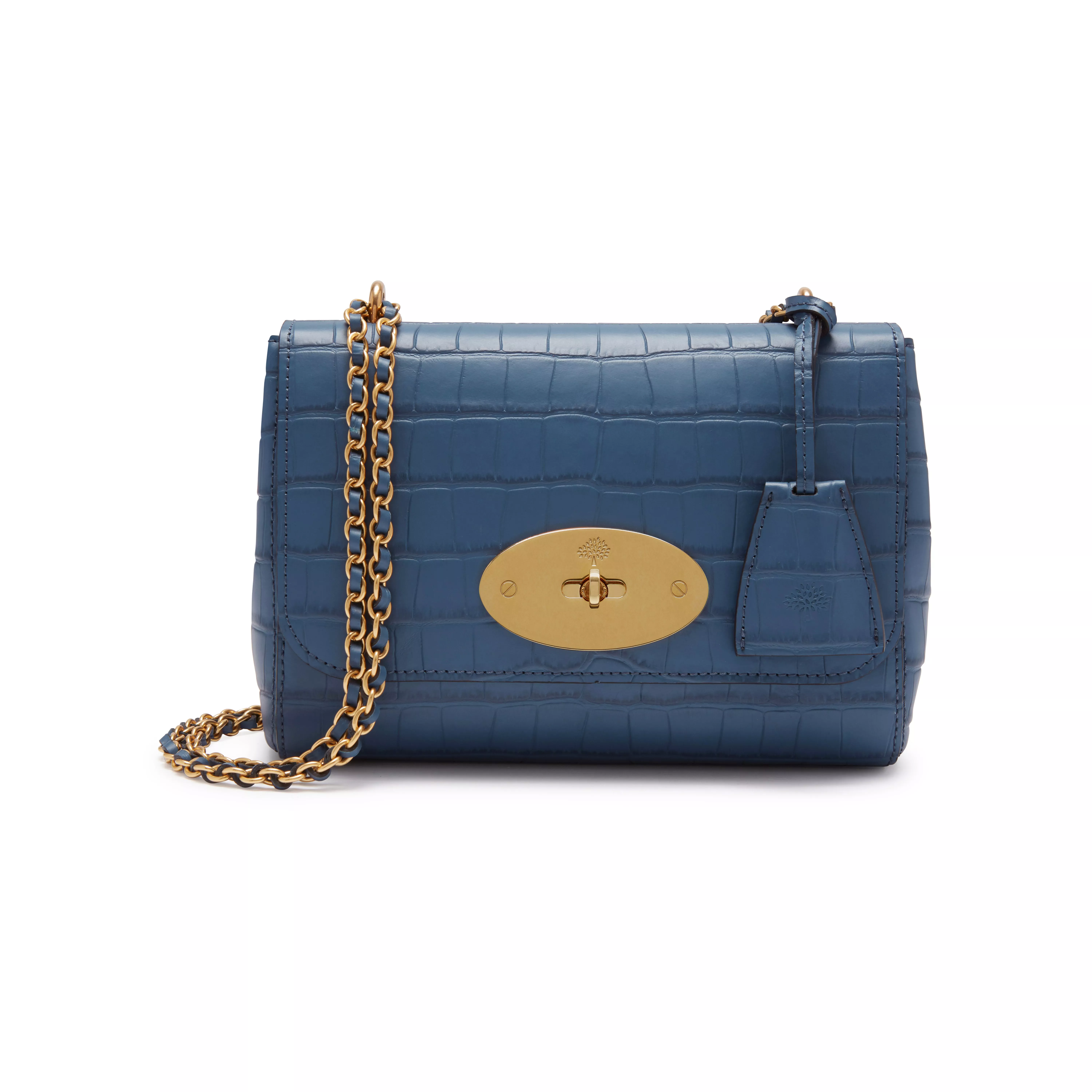 mulberry navy lily bag