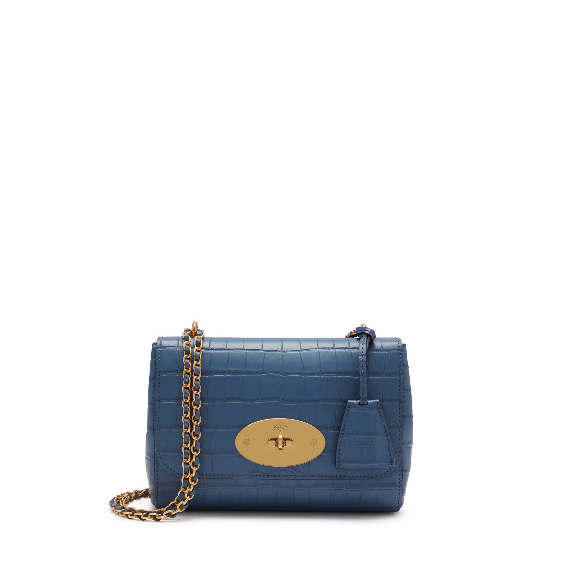 mulberry navy lily bag