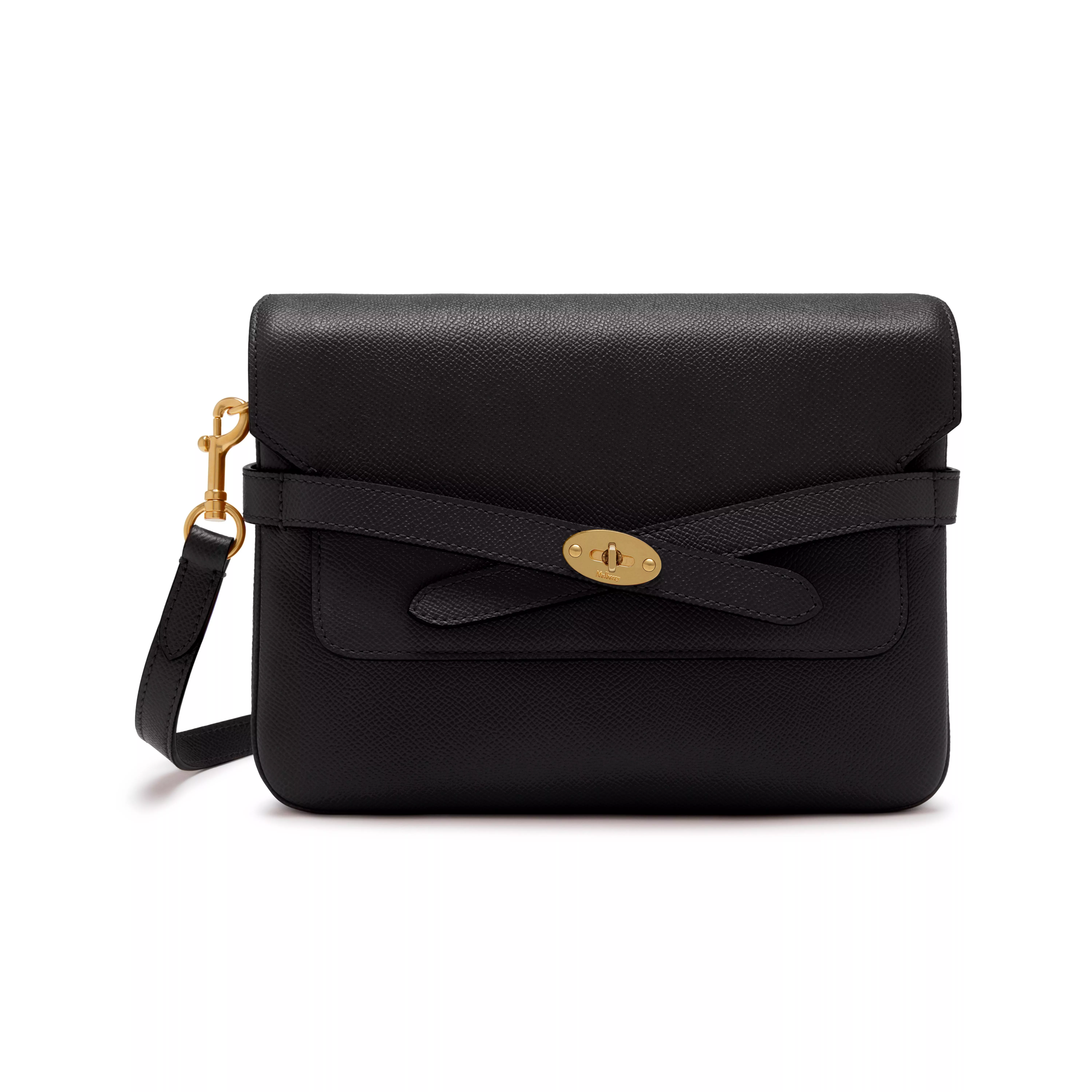 mulberry black satchel bag