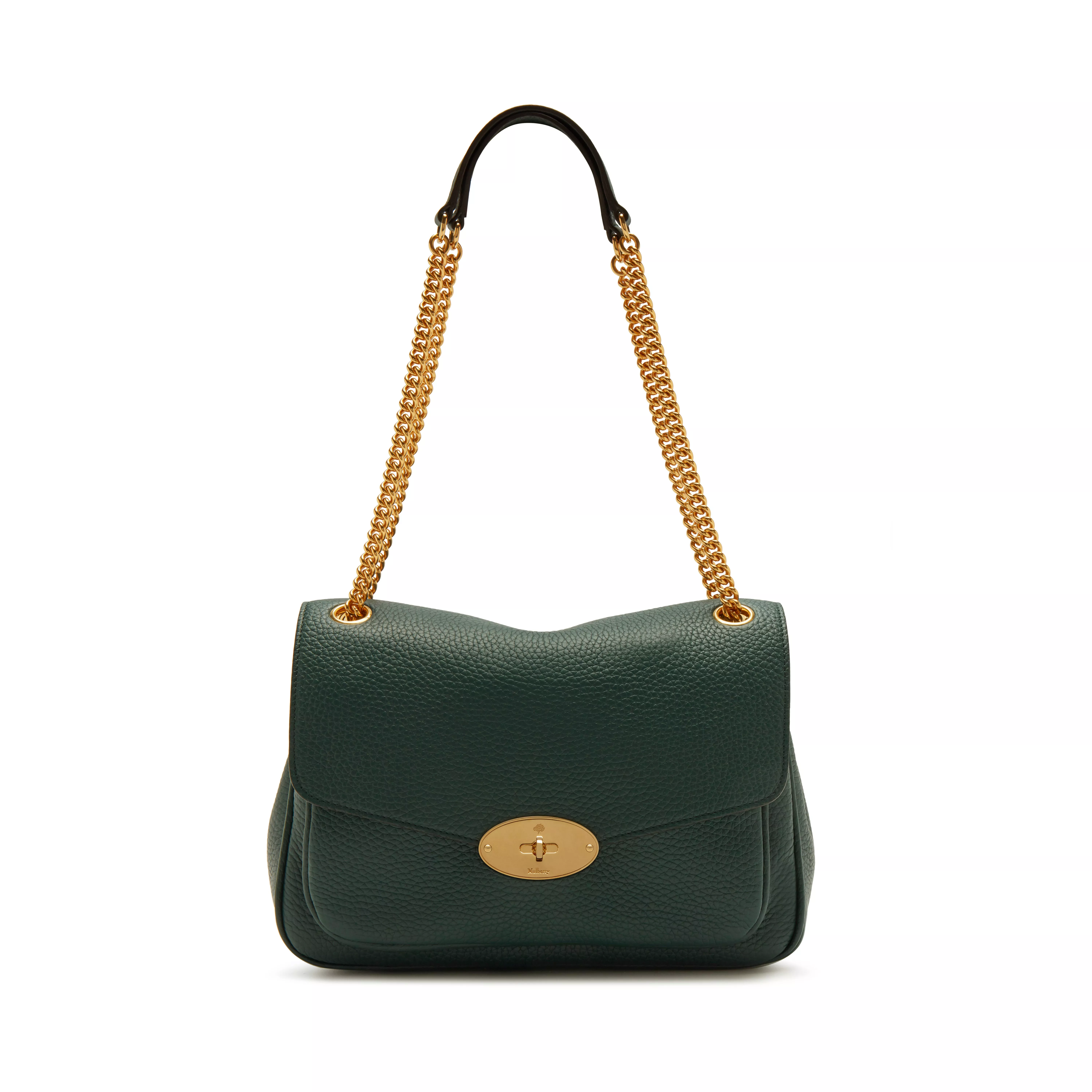 mulberry leather shoulder bag