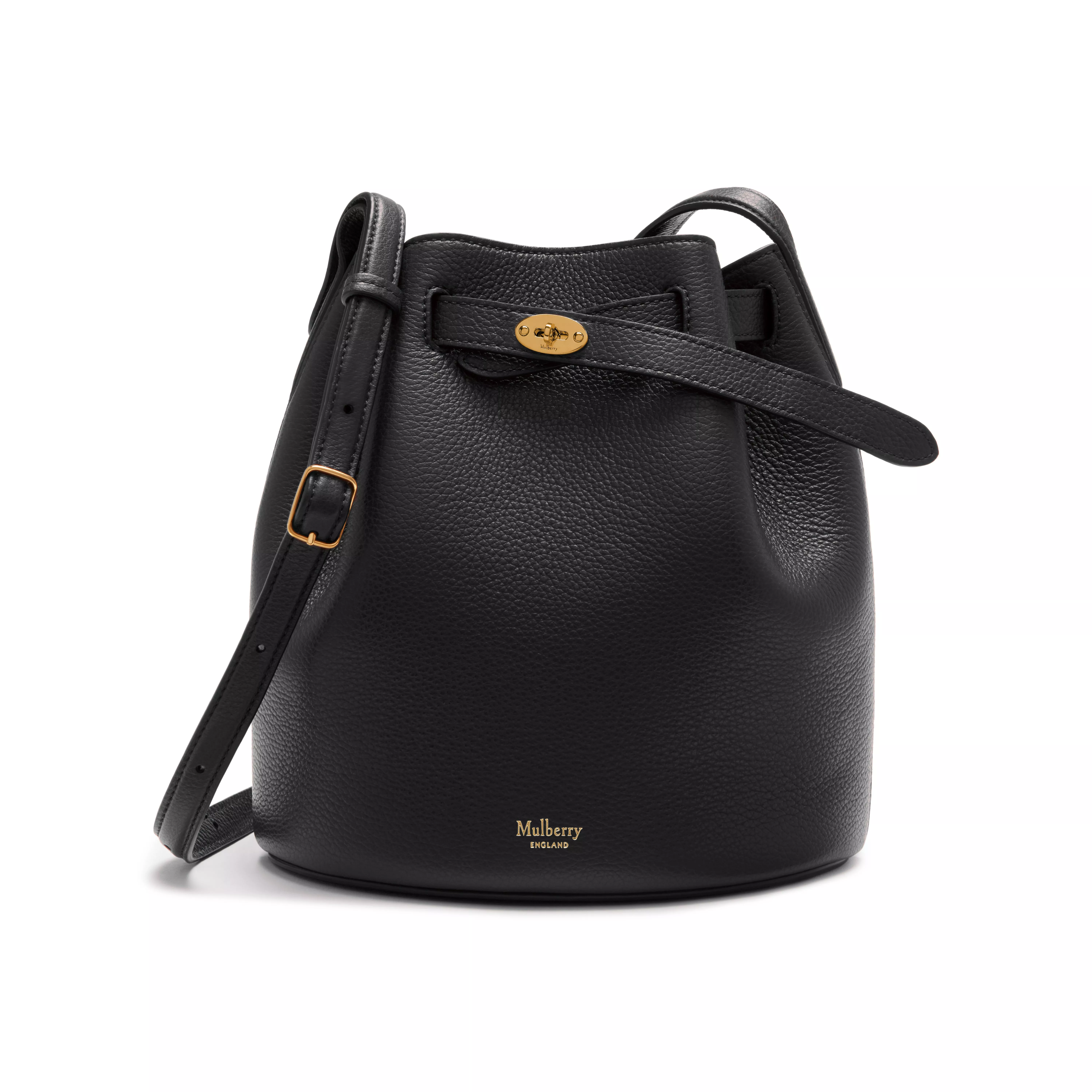 mulberry abbey bucket bag black