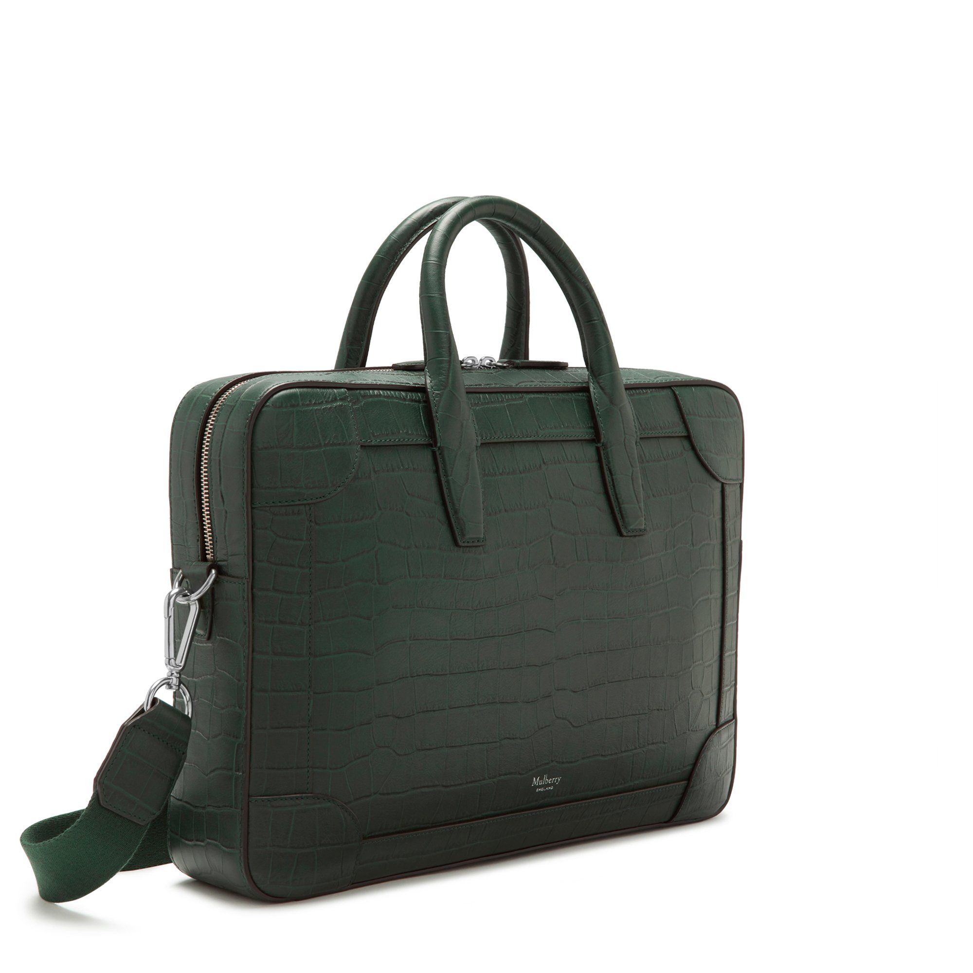mulberry leather briefcase