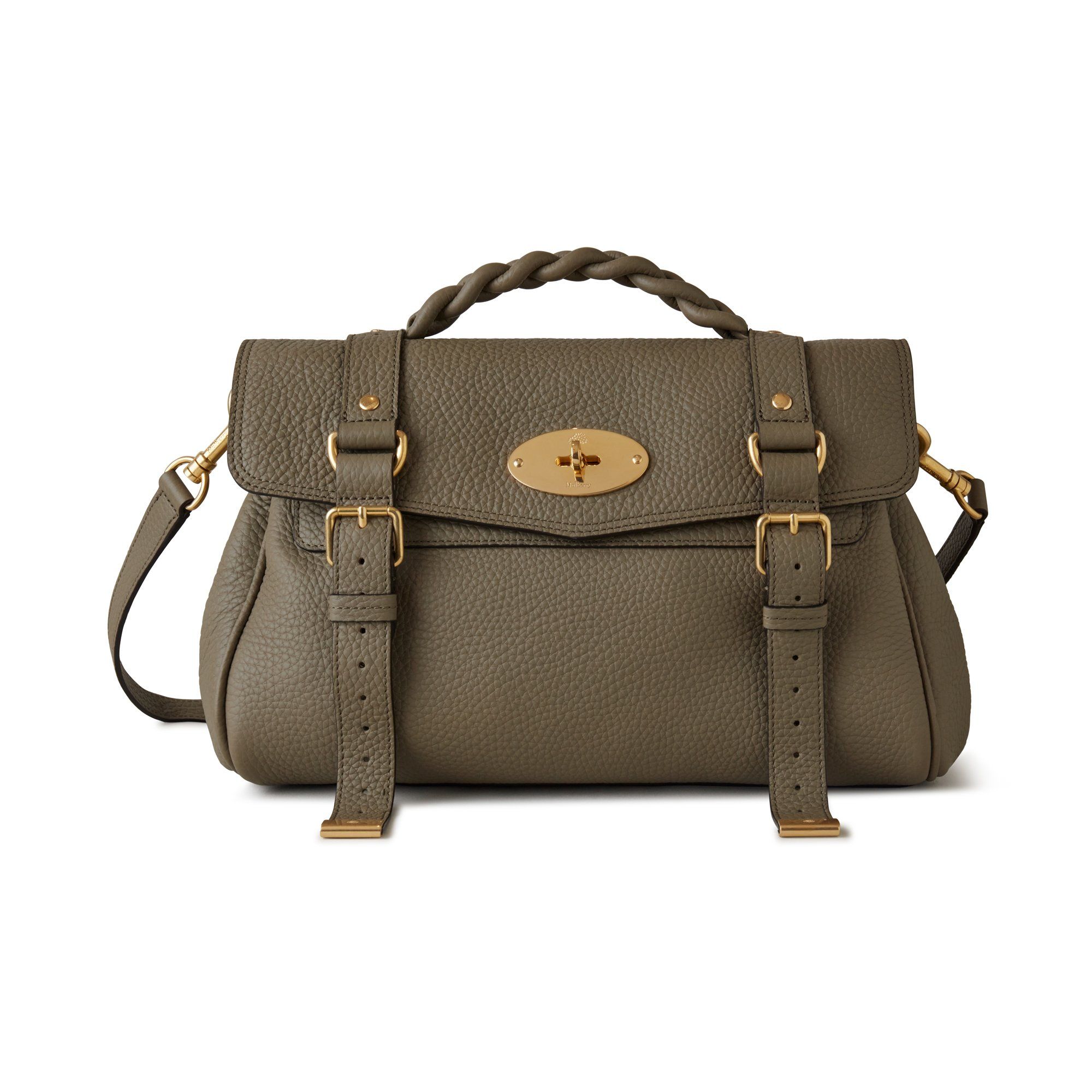 Mulberry Alexa In Linen Green