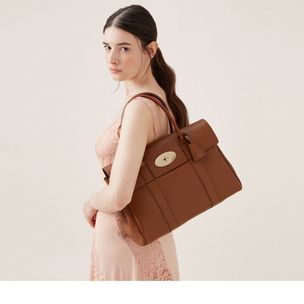 MULBERRY Natural Vegetable Tanned East West Bayswater Oak 602190