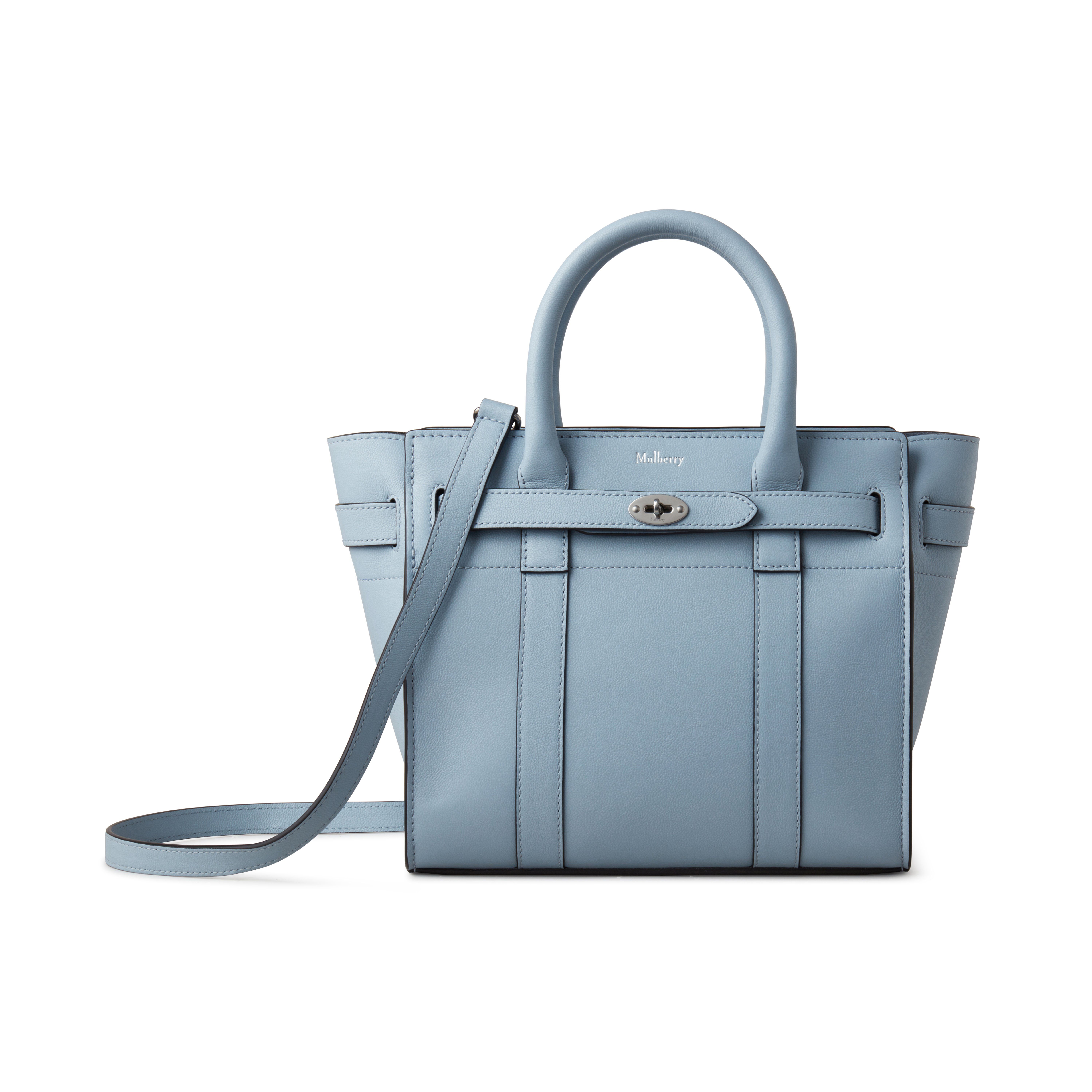 Mulberry Women's Mini Zipped Bayswater Poplin Blue