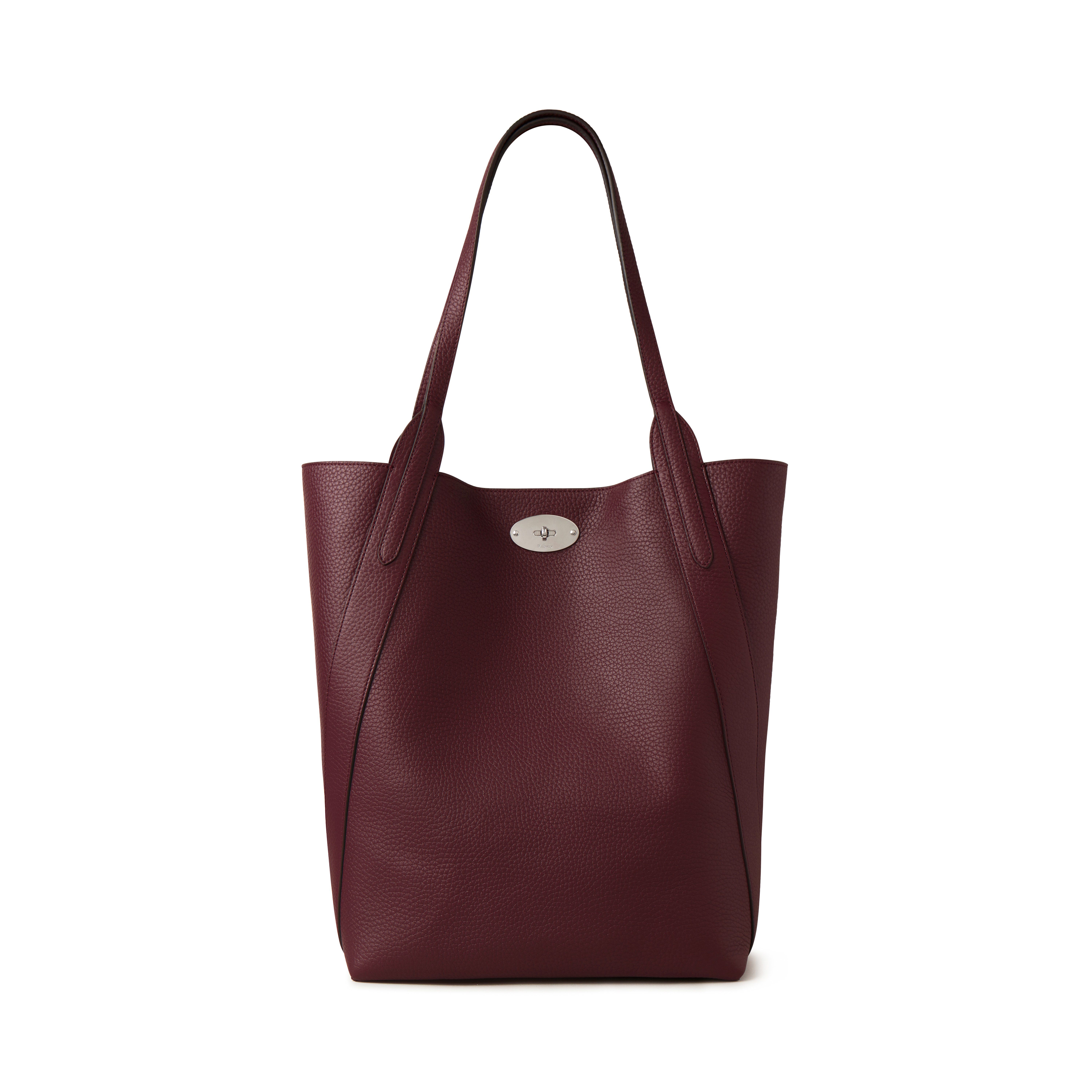 Mulberry North South Bayswater Tote In Burgundy