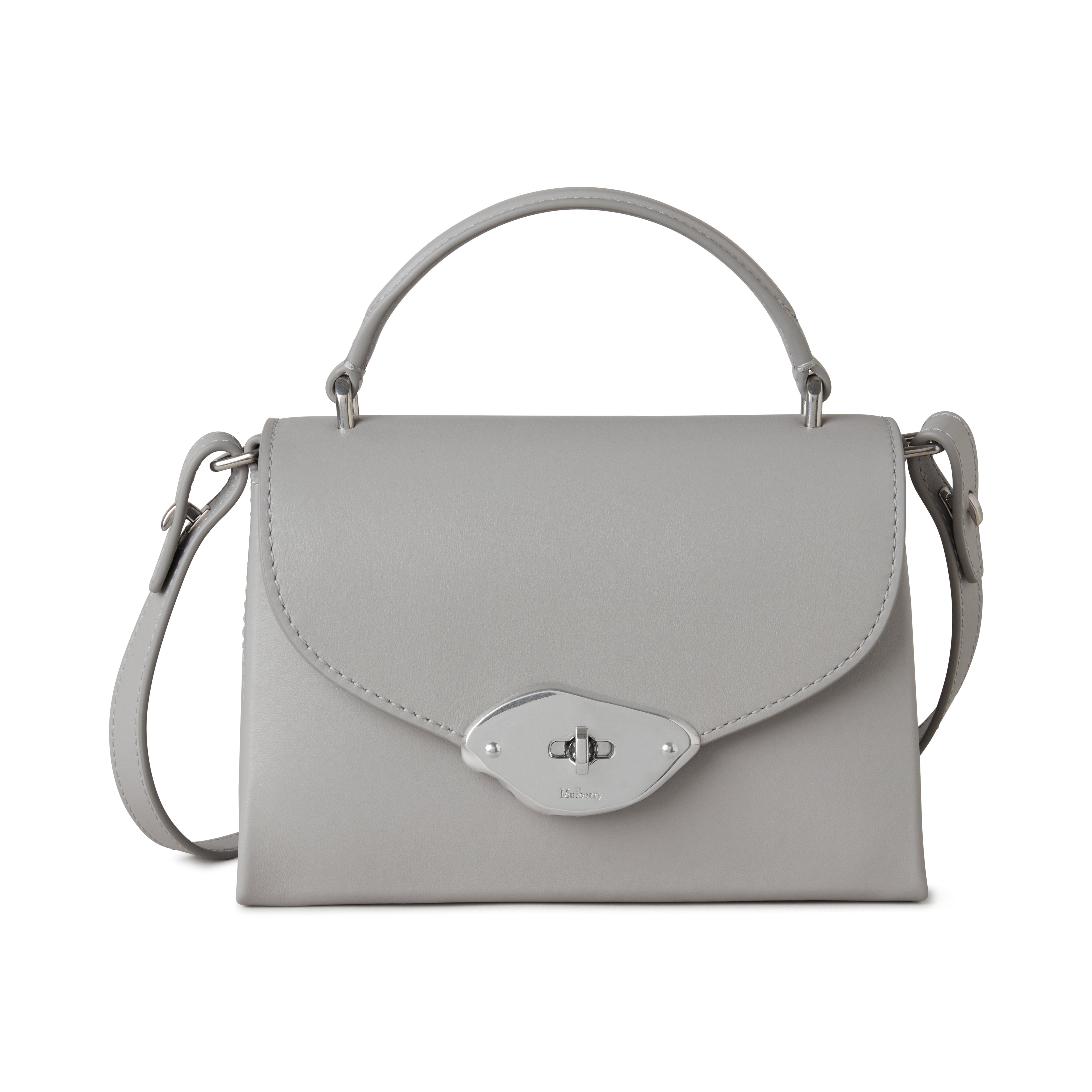 Mulberry Small Lana Top Handle In Gray