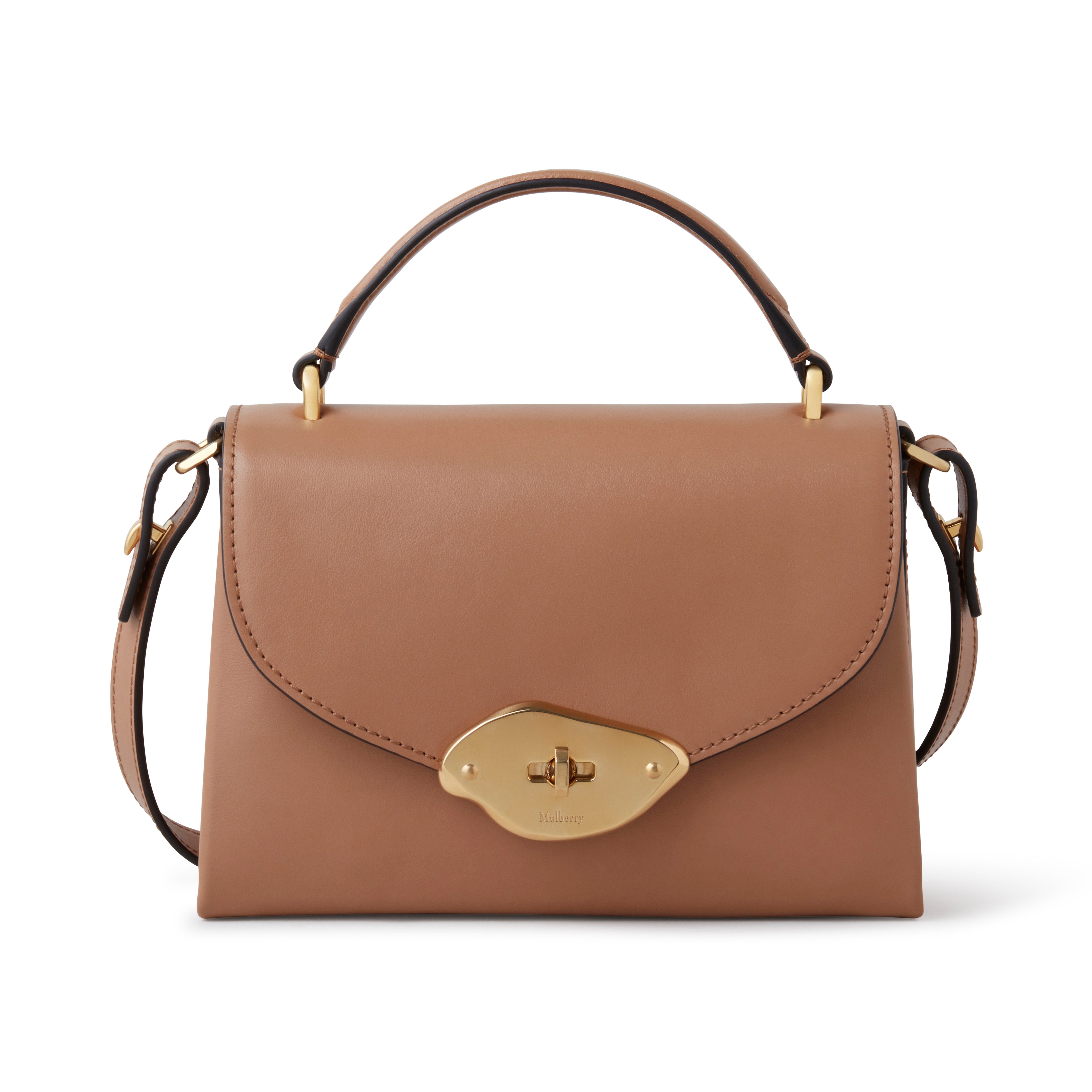 Mulberry Small Lana Top Handle Crossbody Bag In Sable