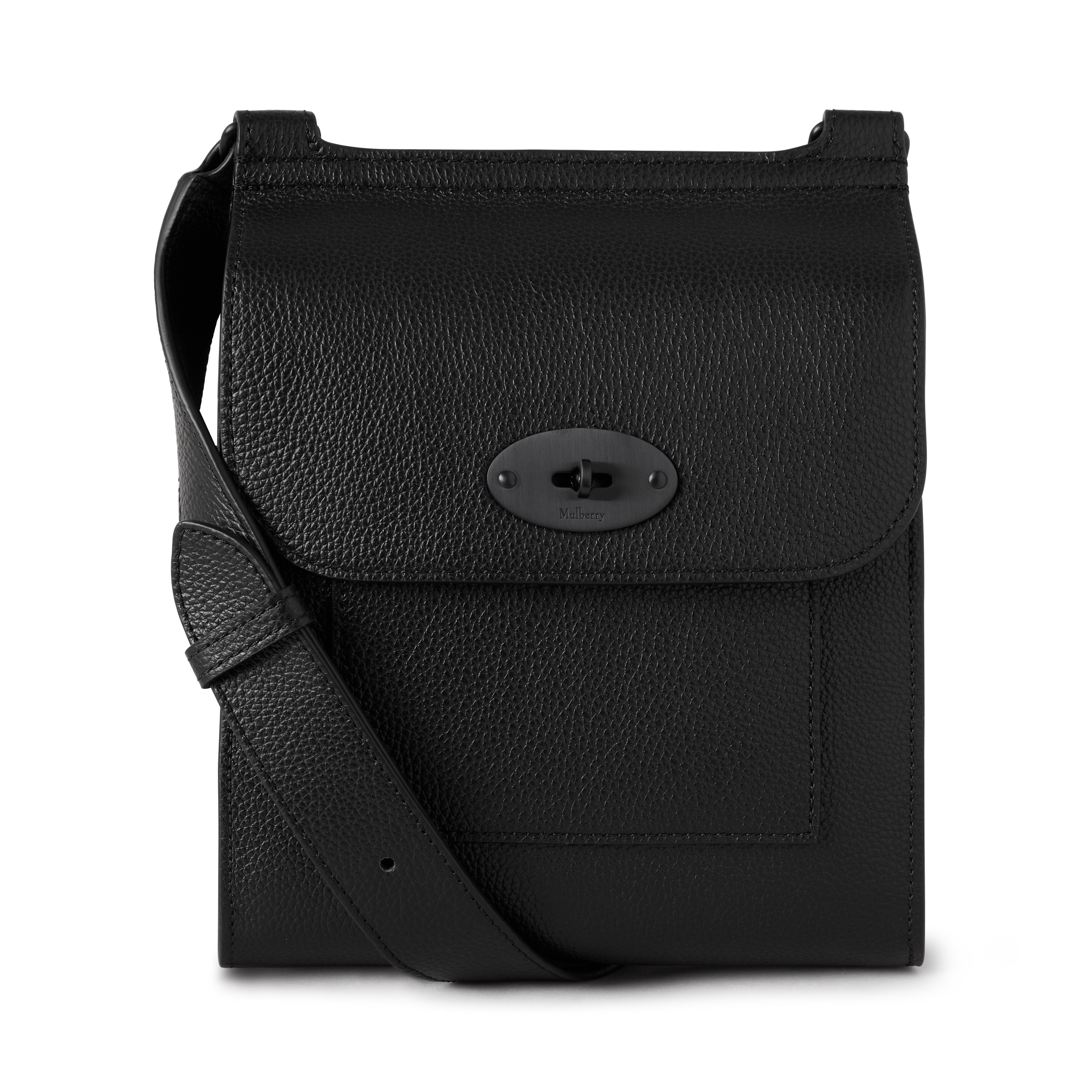Mulberry Men's Small Antony Black-Black