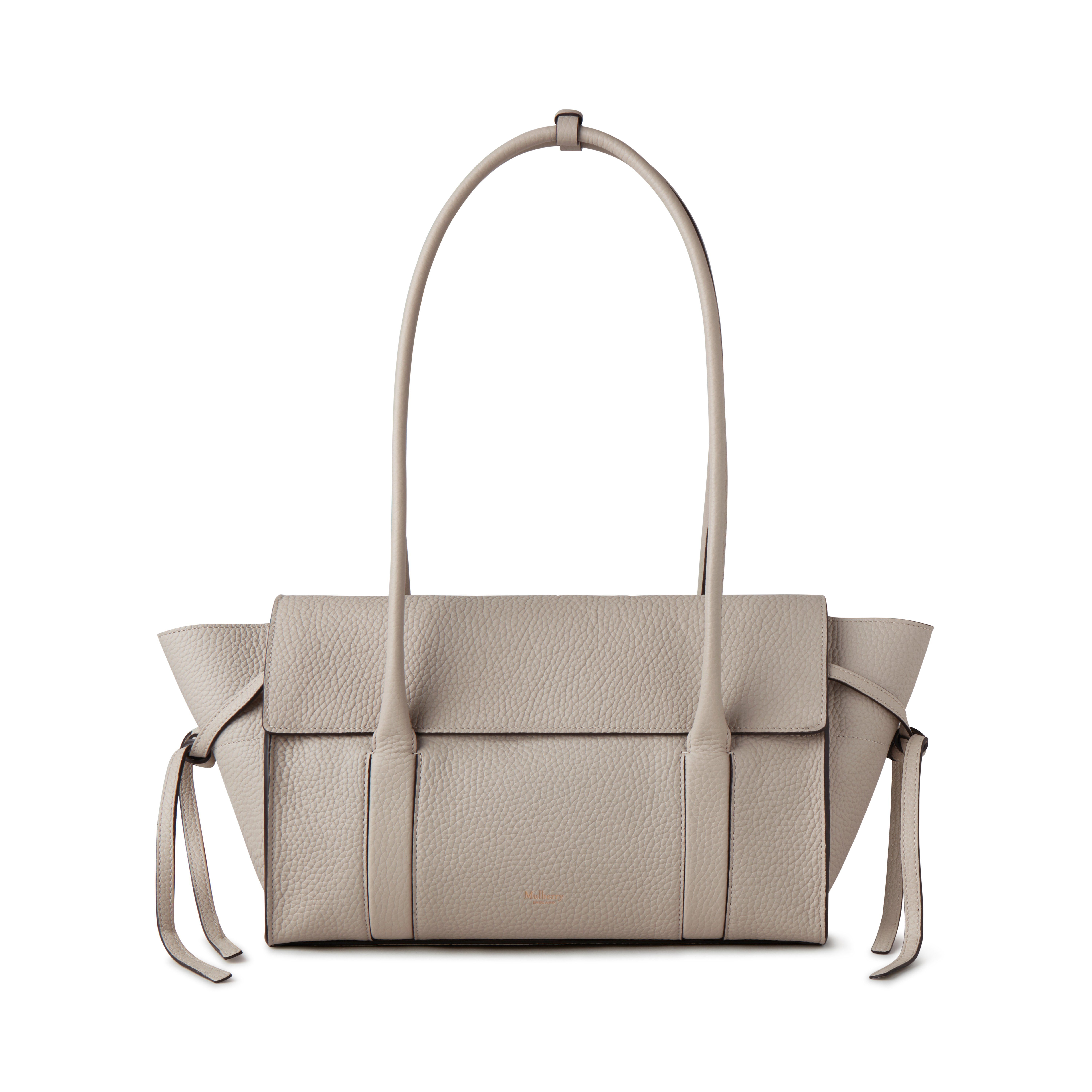 Mulberry Small Soft Bayswater In Chalk