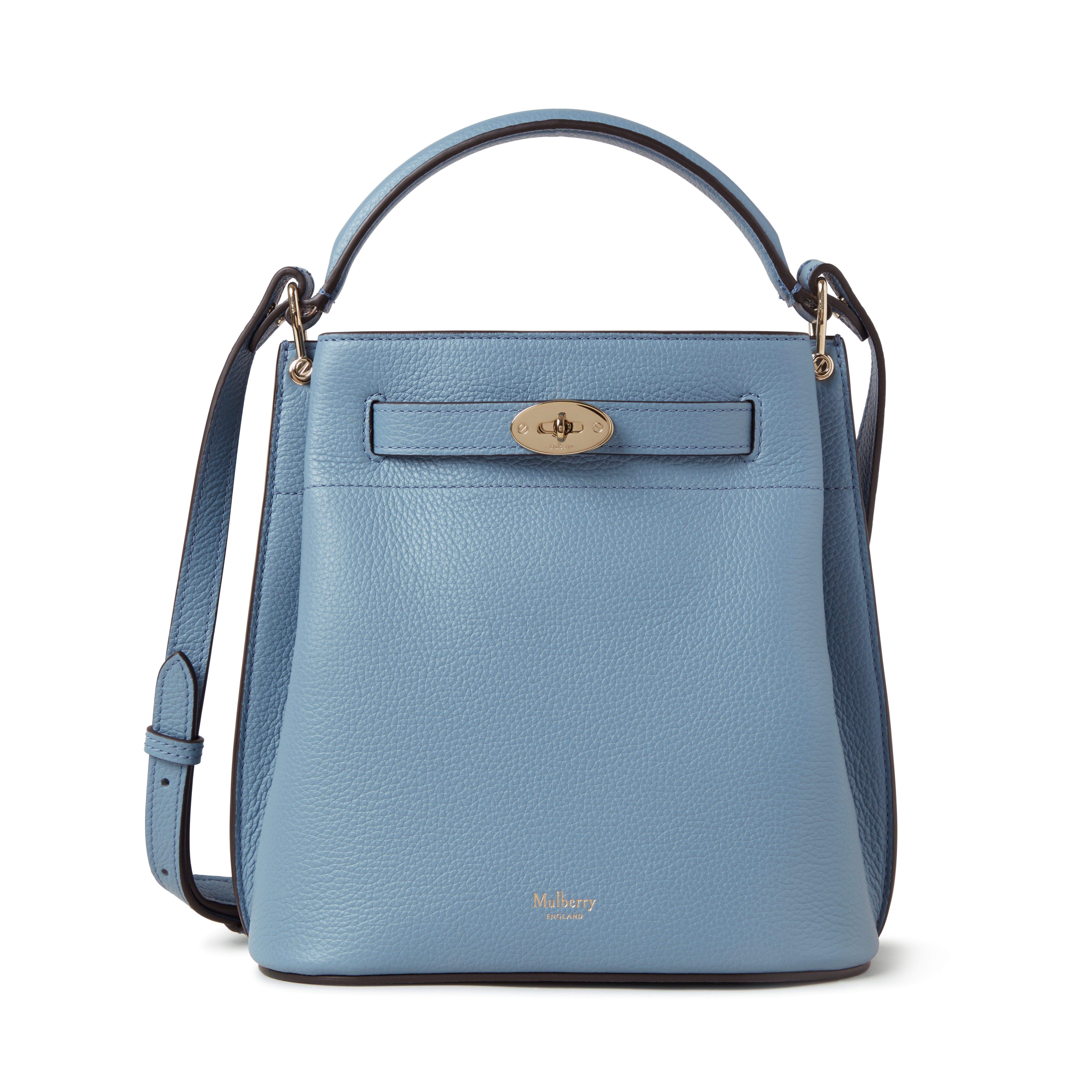 Mulberry Islington Bucket In Brighton Blue