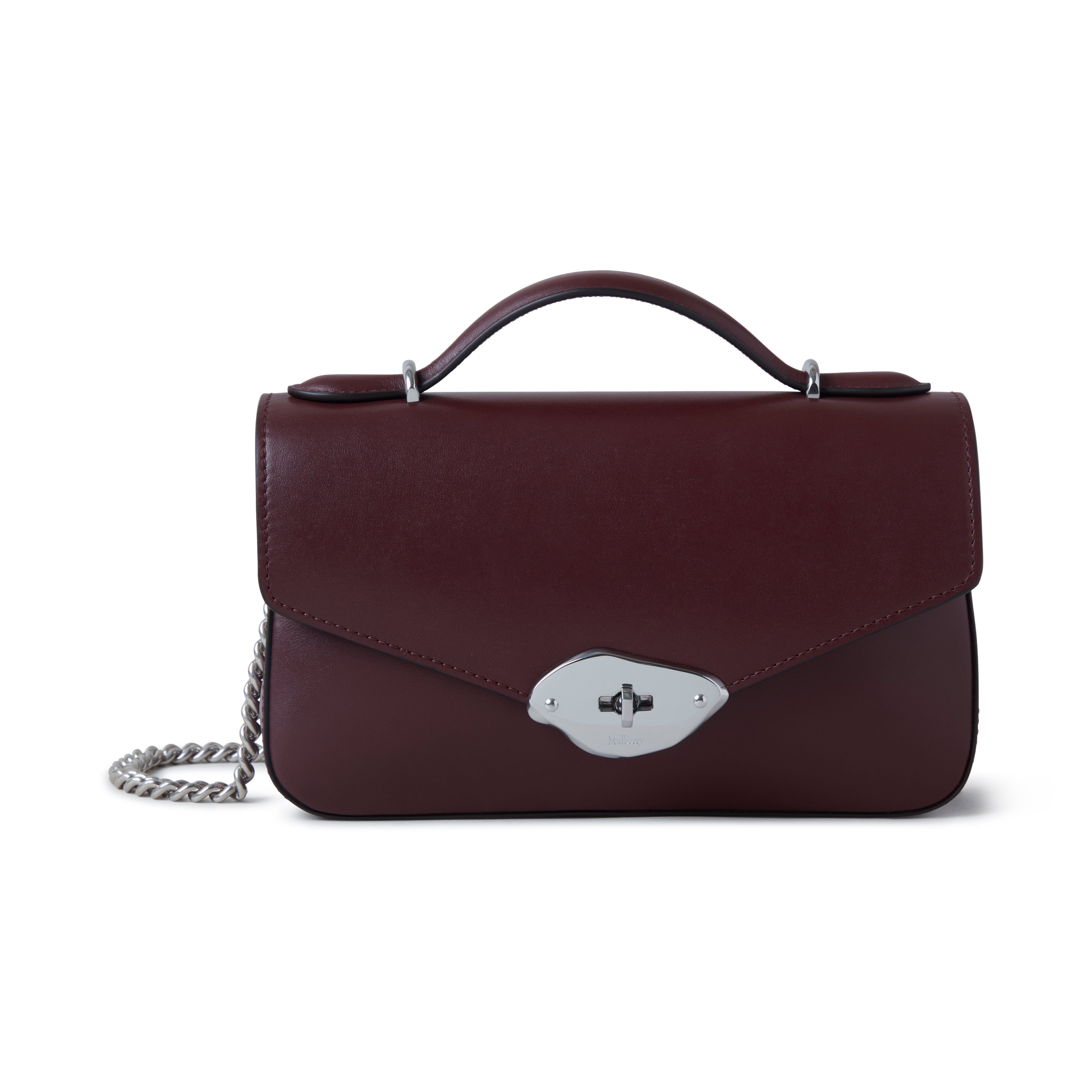 Mulberry Lana Day Bag In Black Cherry