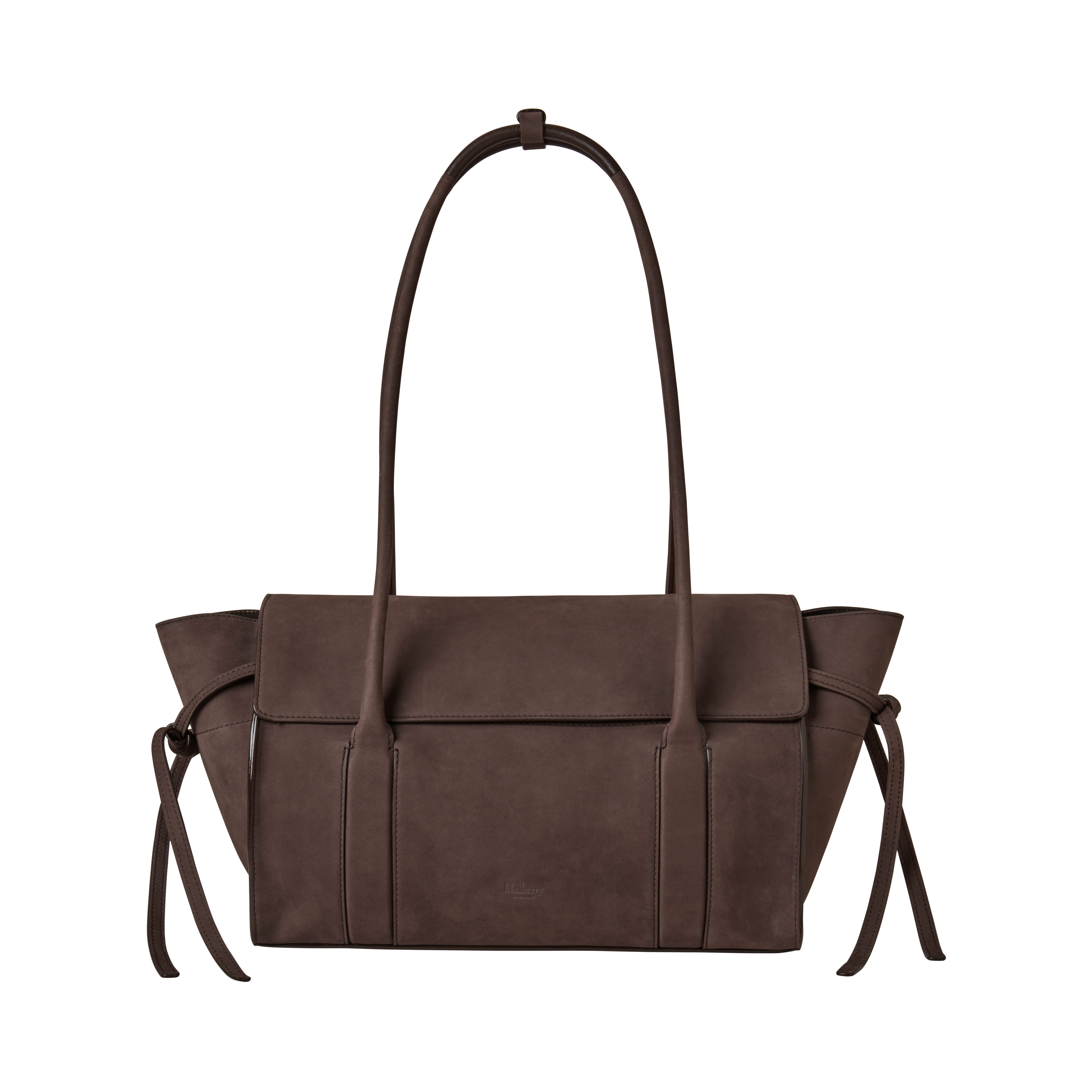 Mulberry Small Soft Bayswater In Burgundy