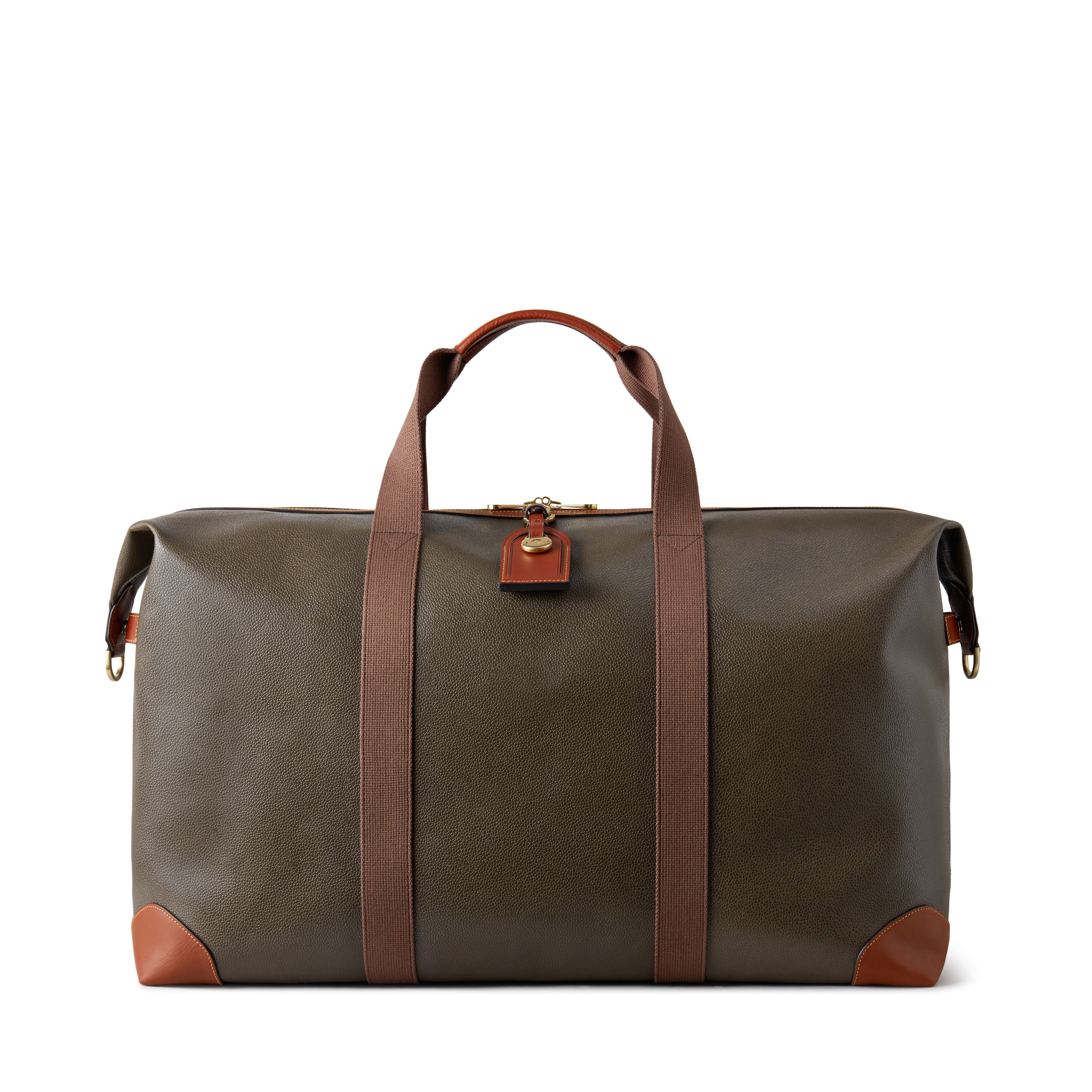 Mulberry Heritage Large Clipper In Mole-cognac