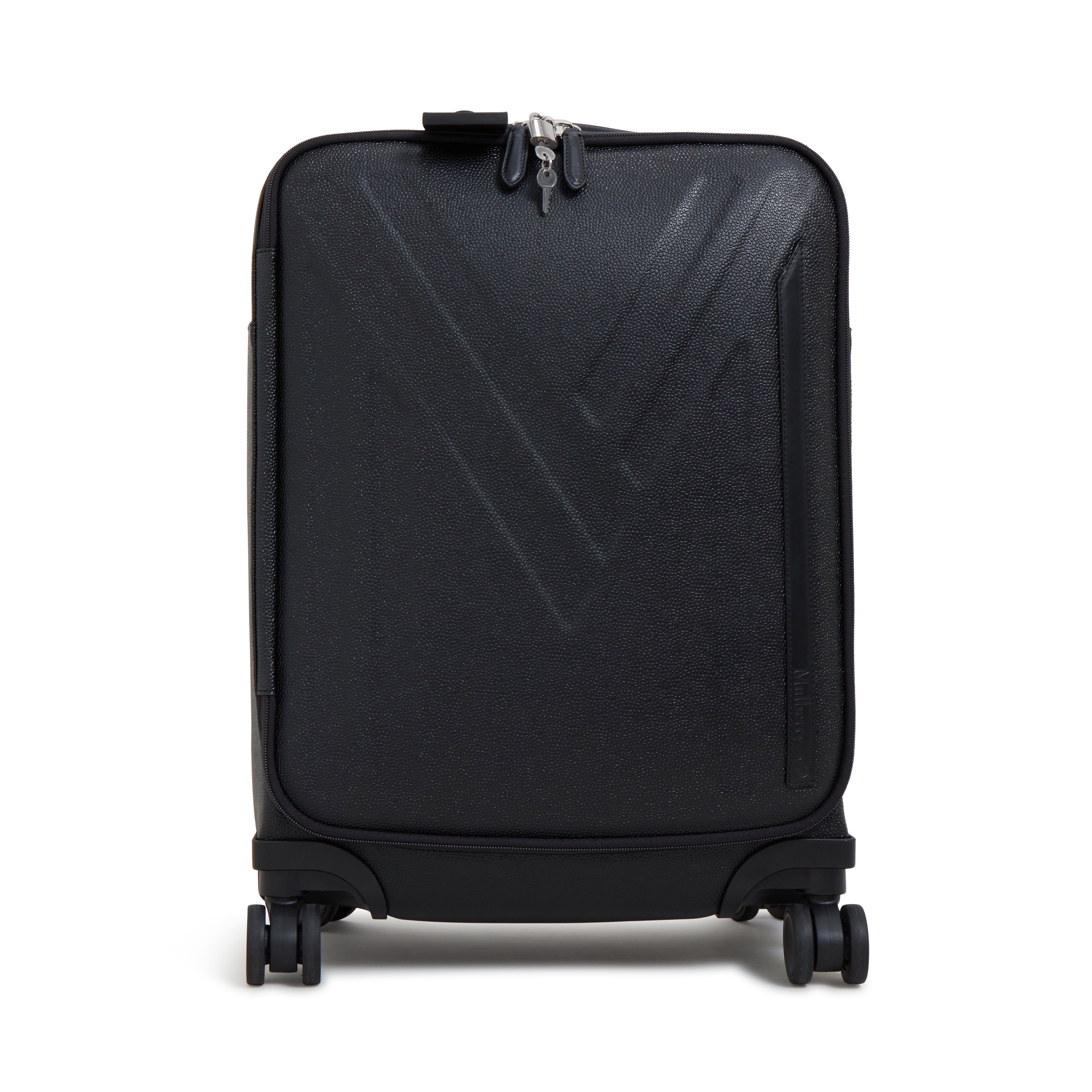 Mulberry Heritage 4 Wheel Suitcase In Black