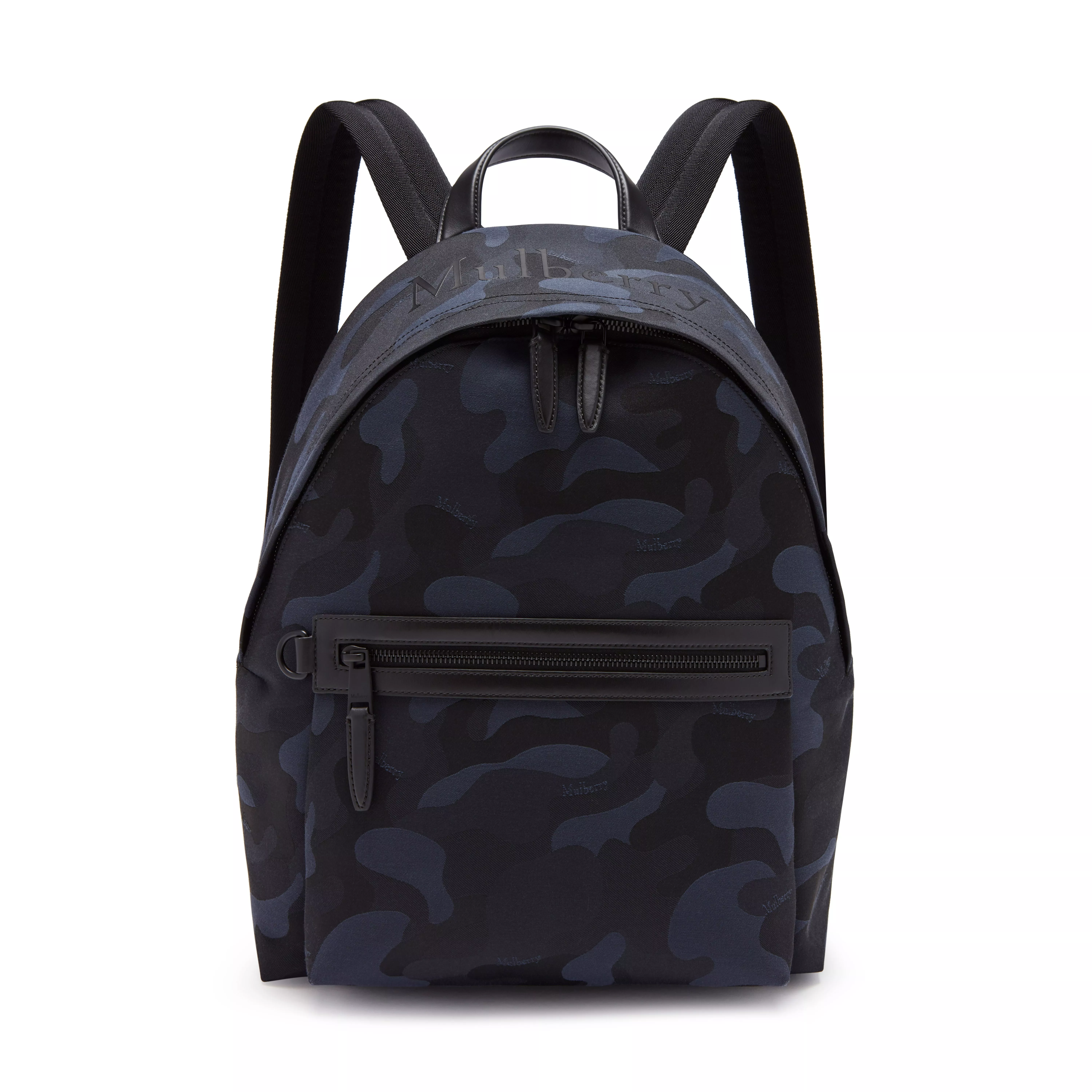 black and white camo backpack