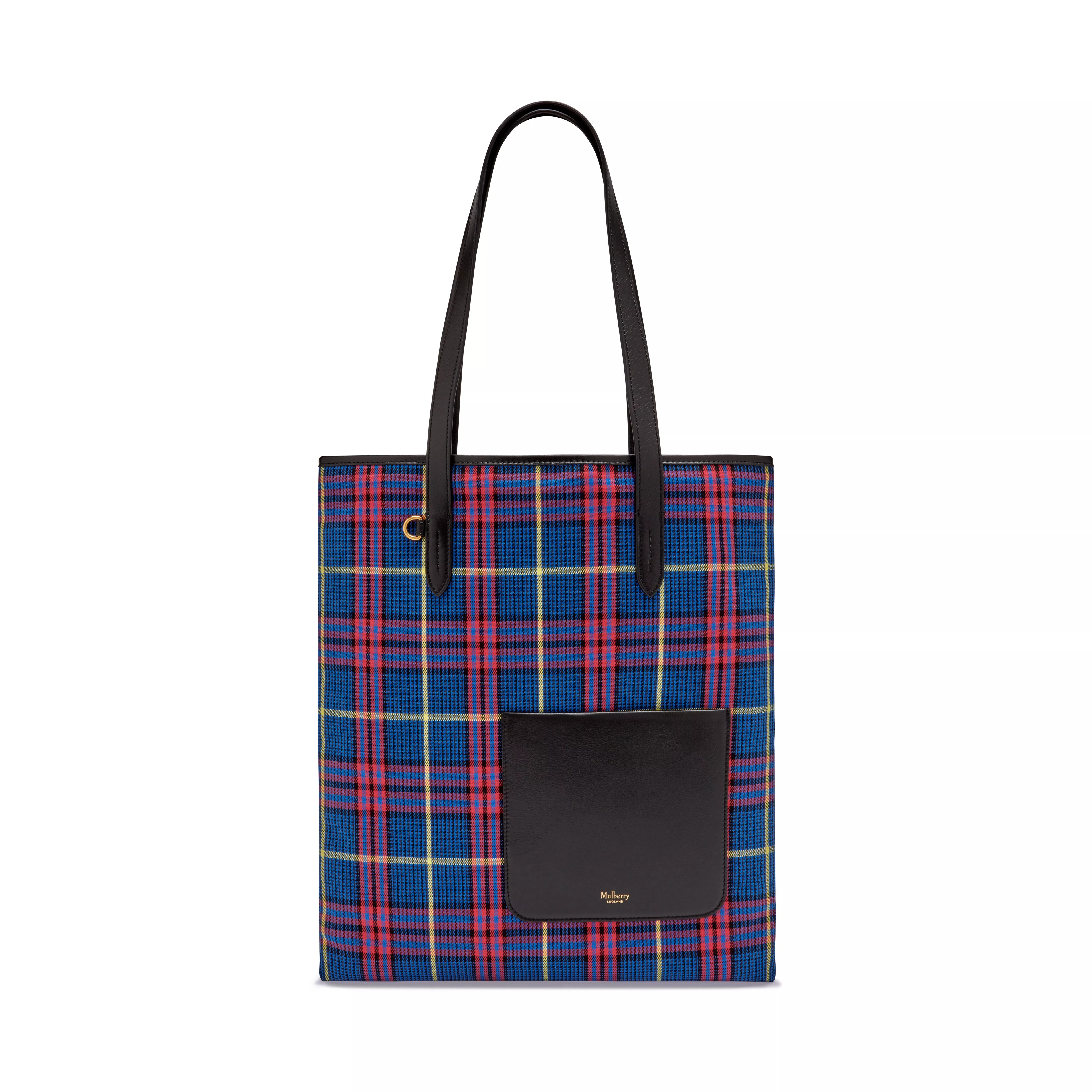 tartan tote bag