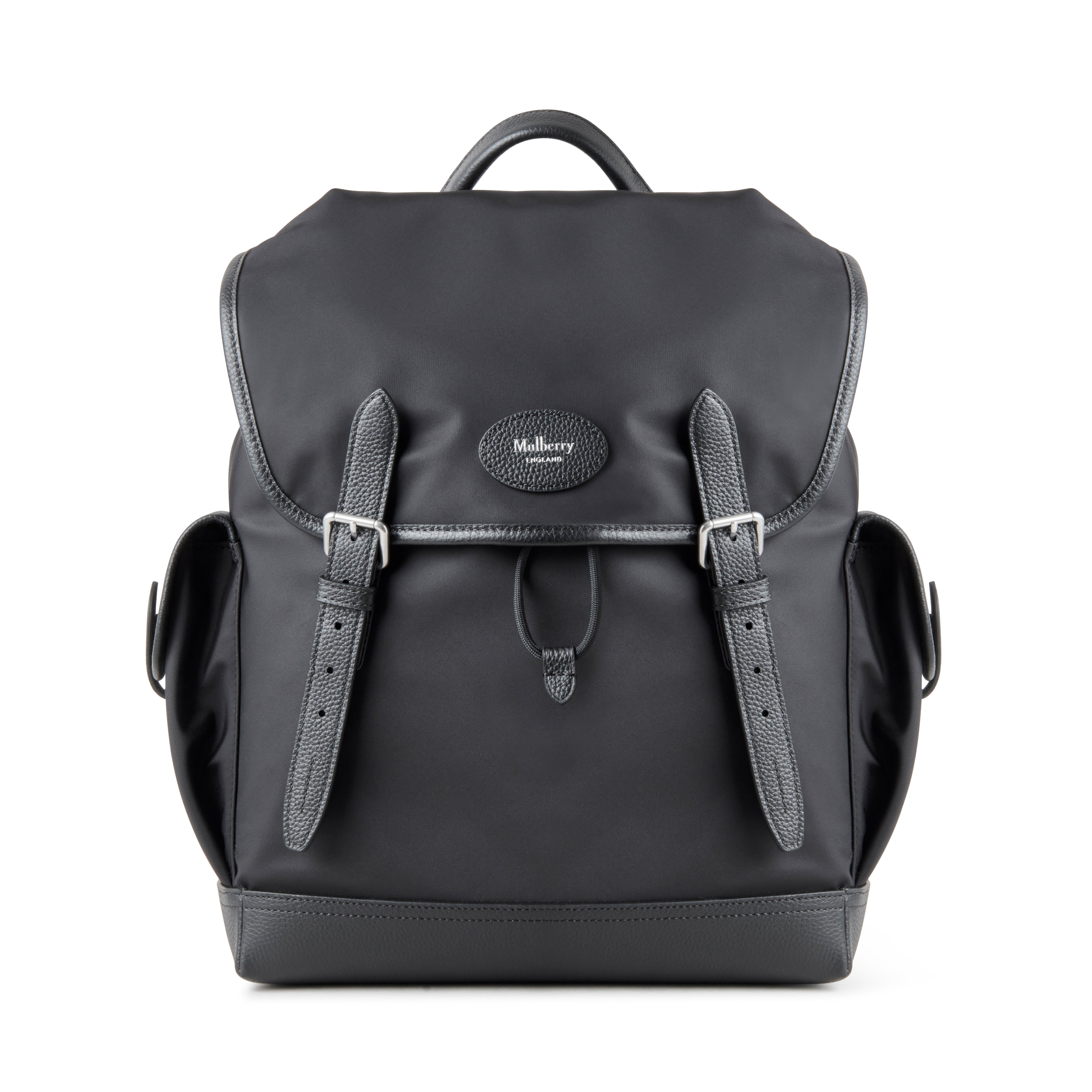 Mulberry Heritage Nylon Backpack In Black