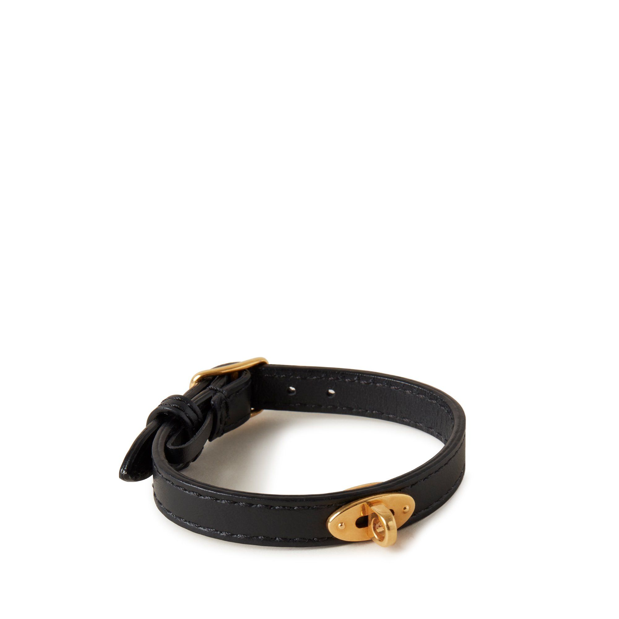 Mulberry Bayswater Thin Bracelet In Black
