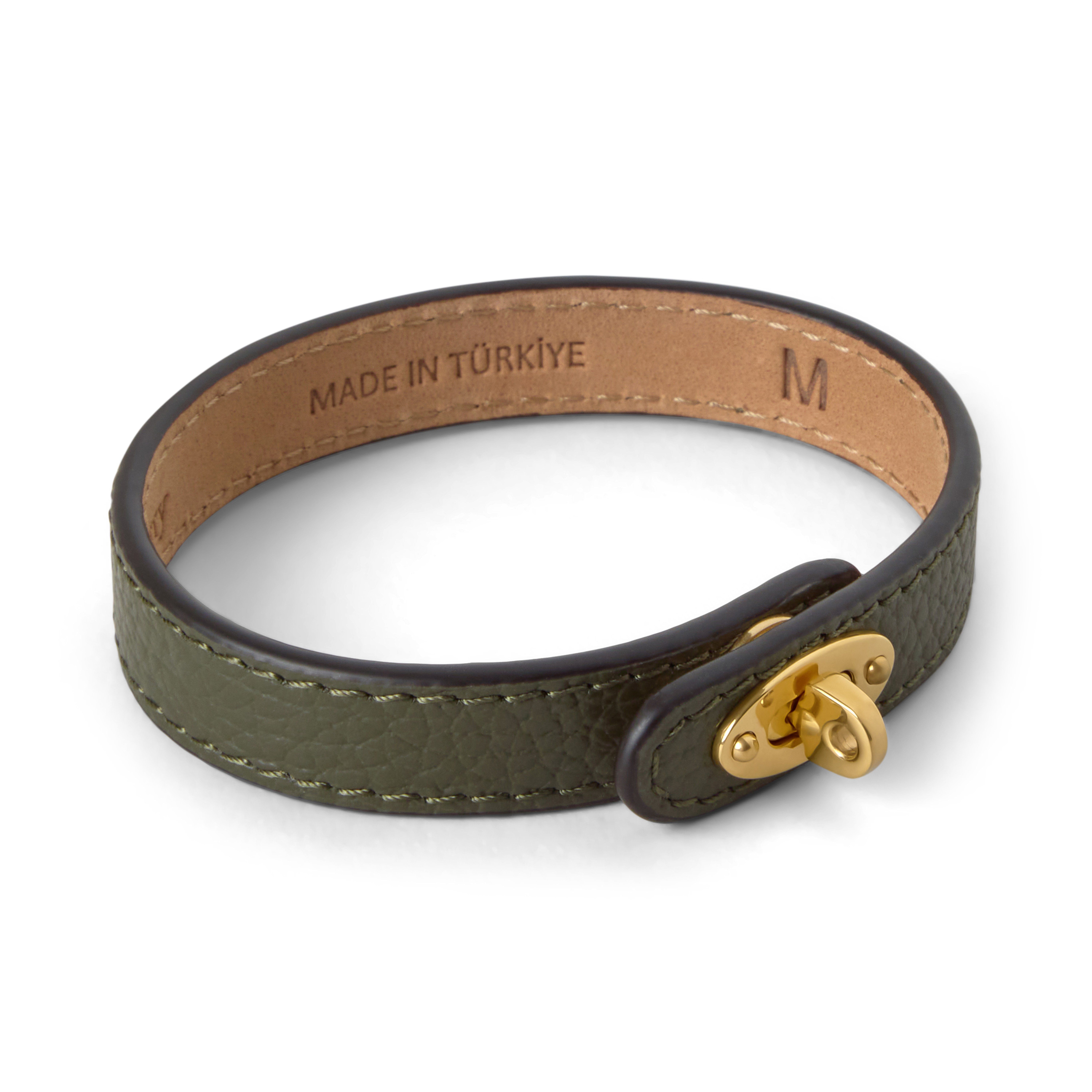 Mulberry Women's Bayswater Thin Bracelet Juniper Green