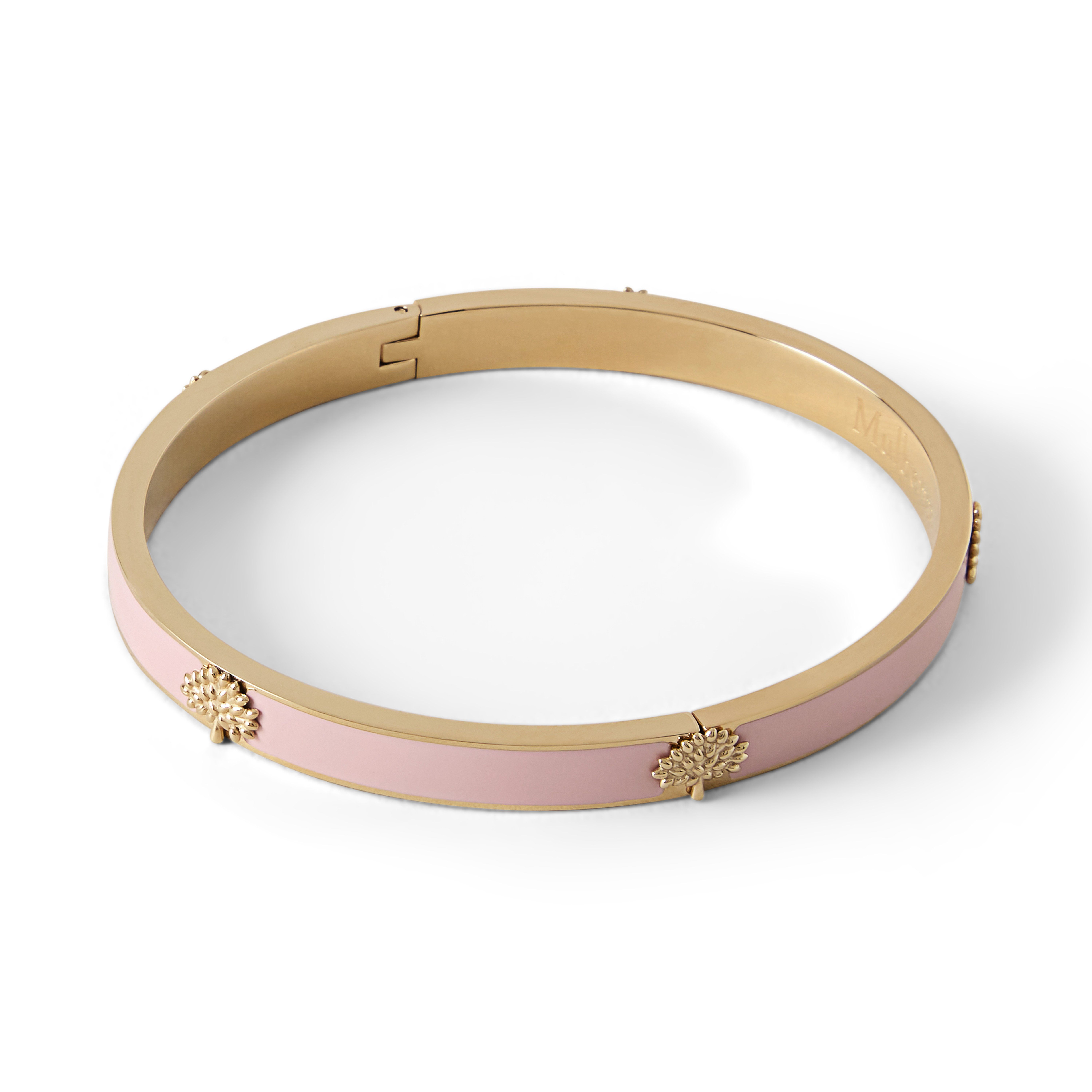 Mulberry Women's Tree Enamel Bracelet Powder Pink