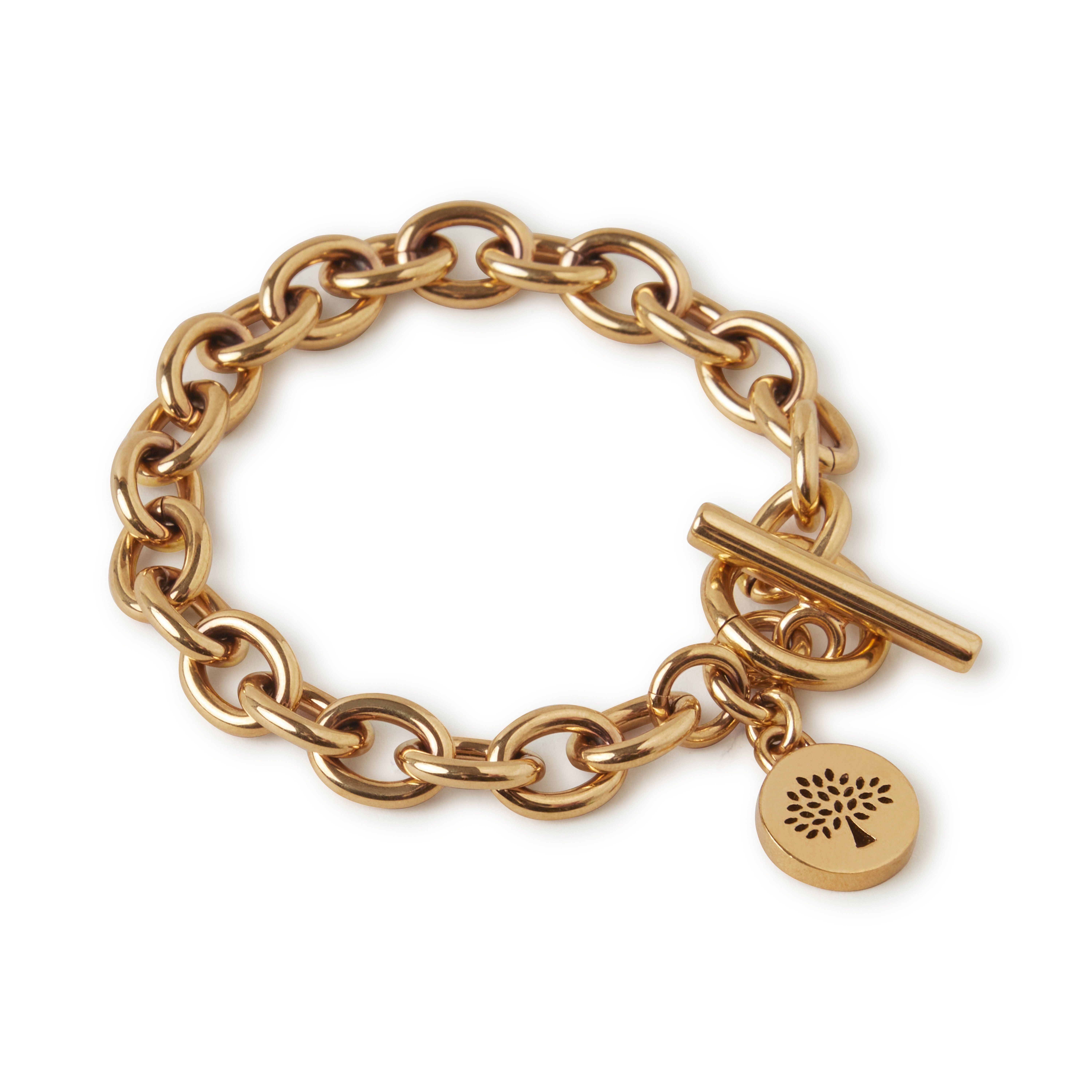 Shop Mulberry Lily Chain Bracelet In Gold
