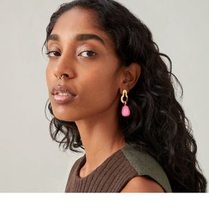 amberley-baroque-resin-earrings-foxglove-pink-gold-plated-brass-resin