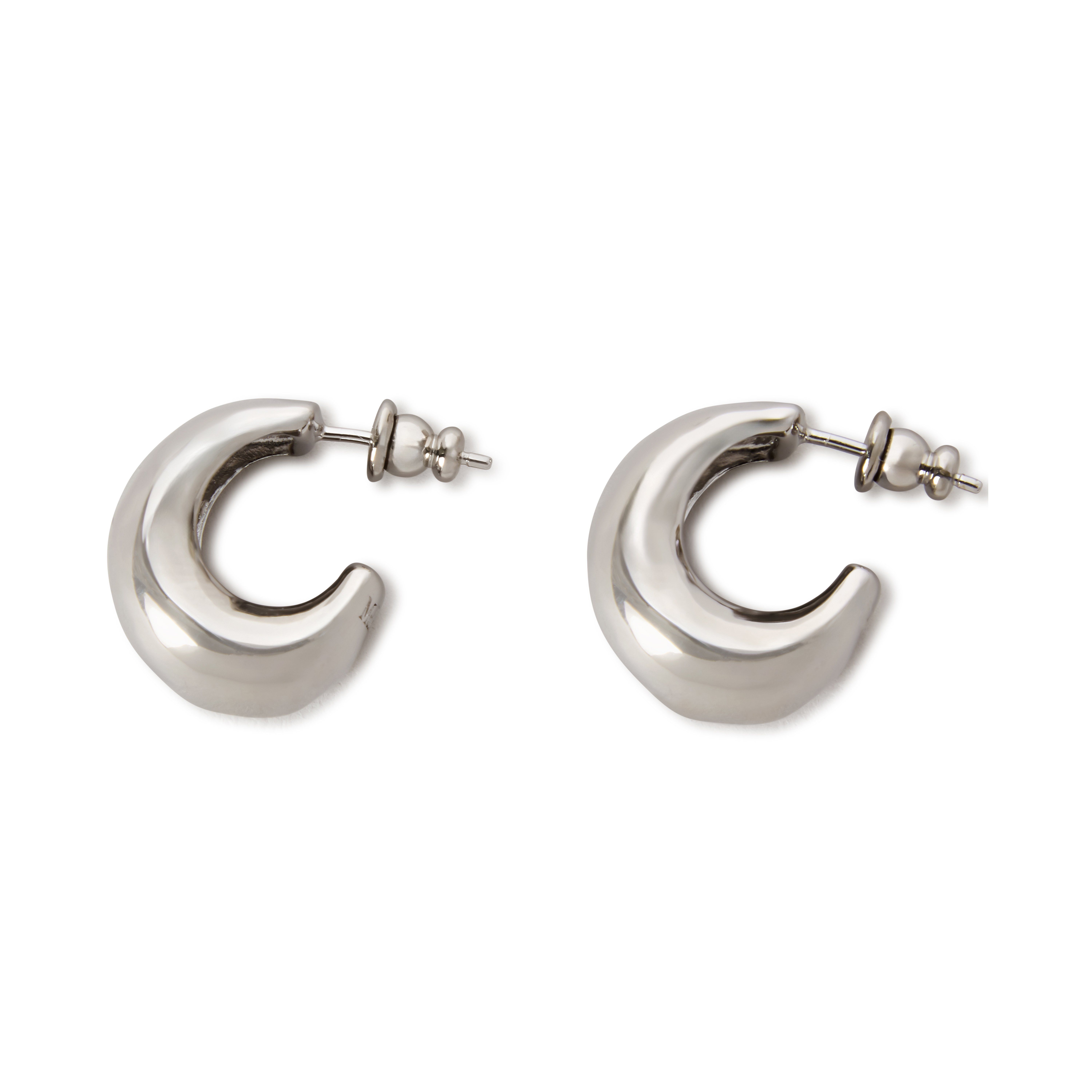 Mulberry Women's Lana Hoop Earrings New Silver