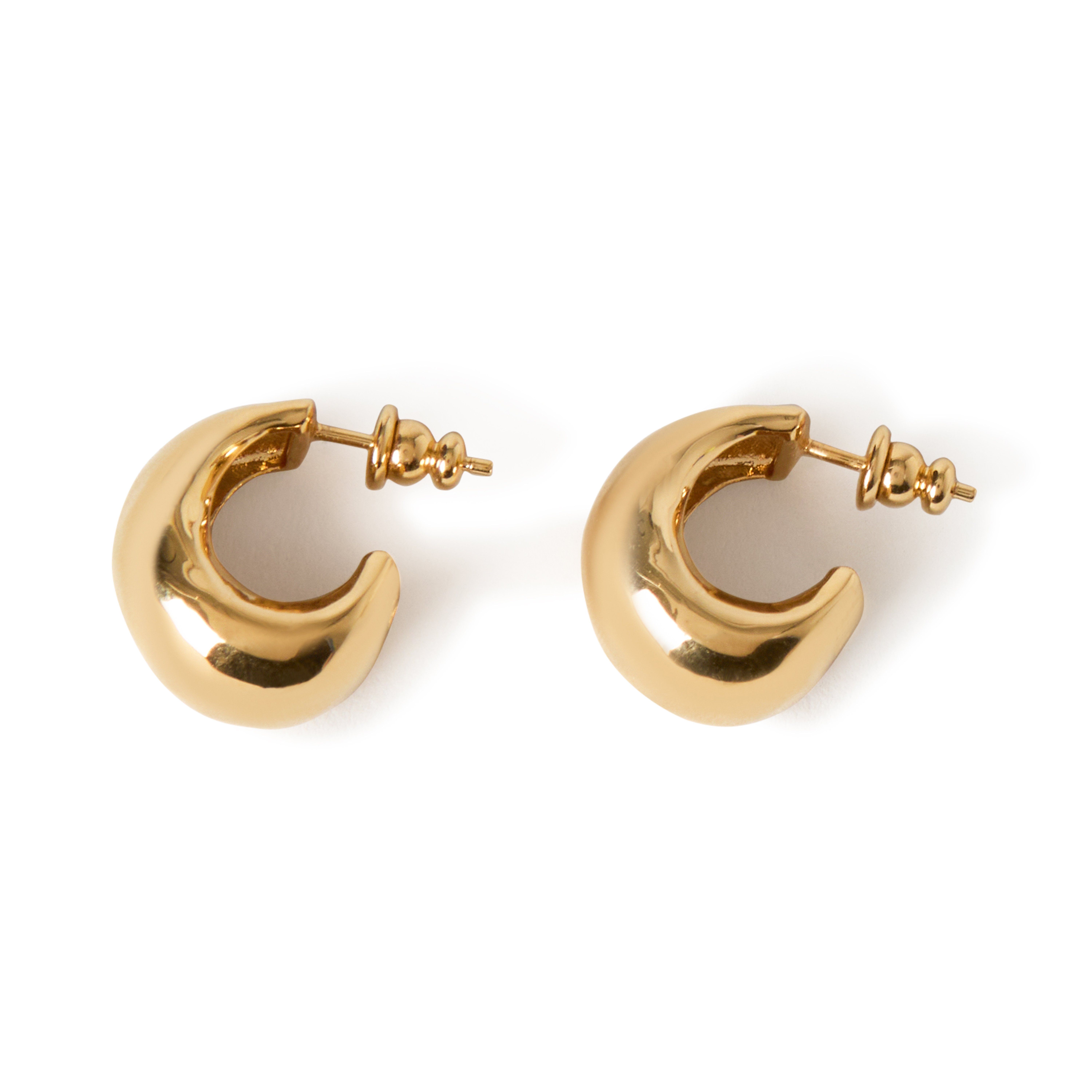 Mulberry Women's Lana Hoop Earrings Soft Gold
