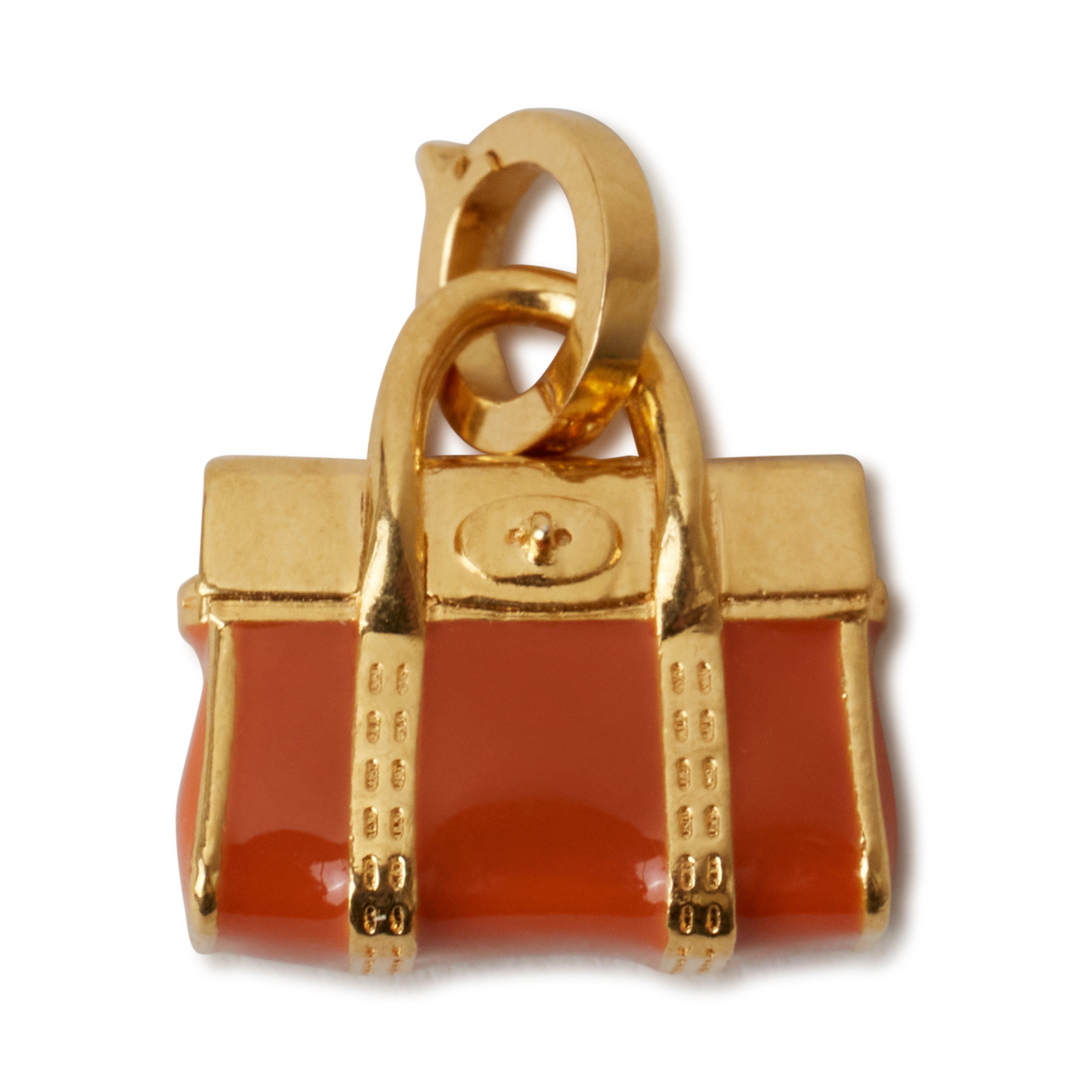 Mulberry Enamel Bayswater Charm In Gold