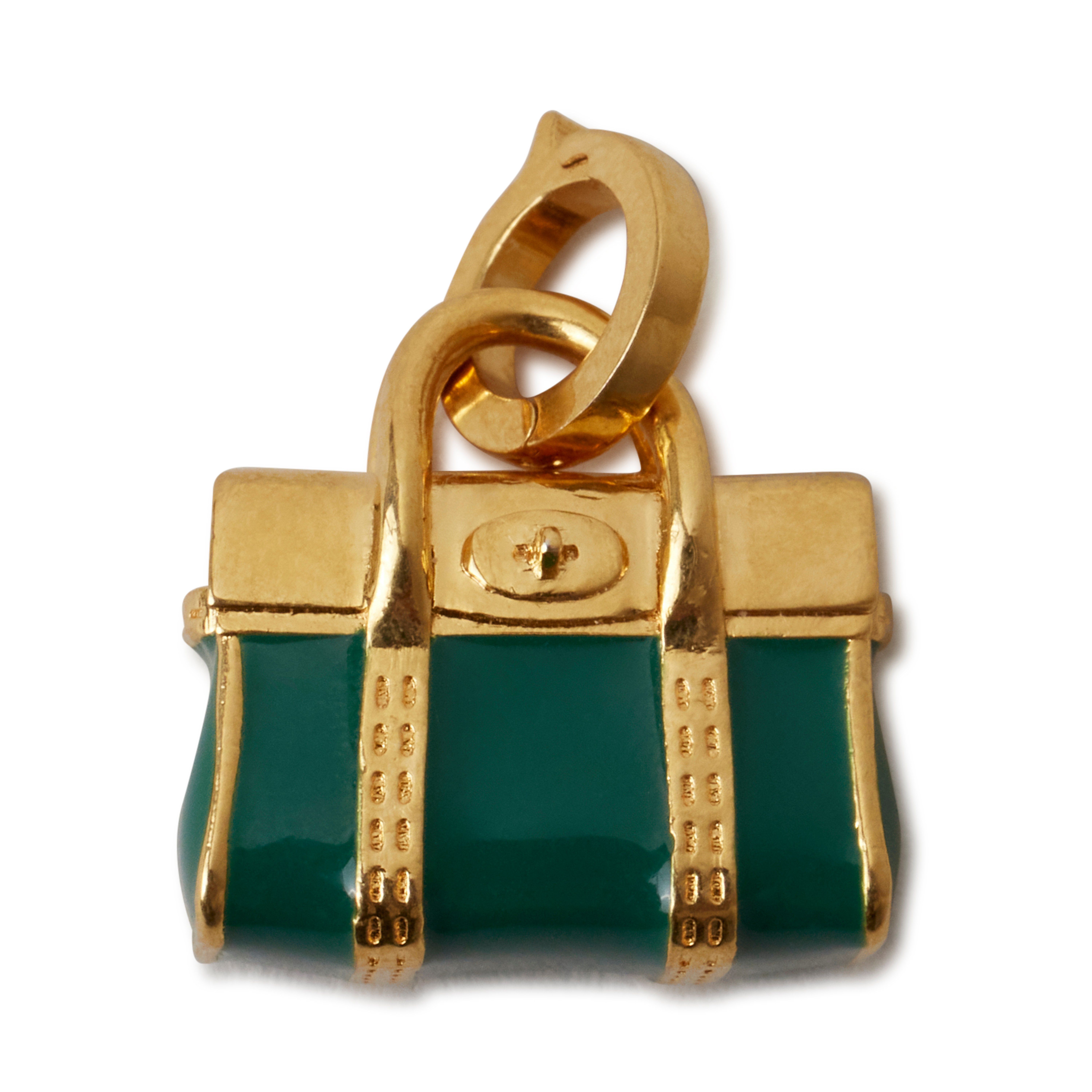 Mulberry Enamel Bayswater Charm In Gold