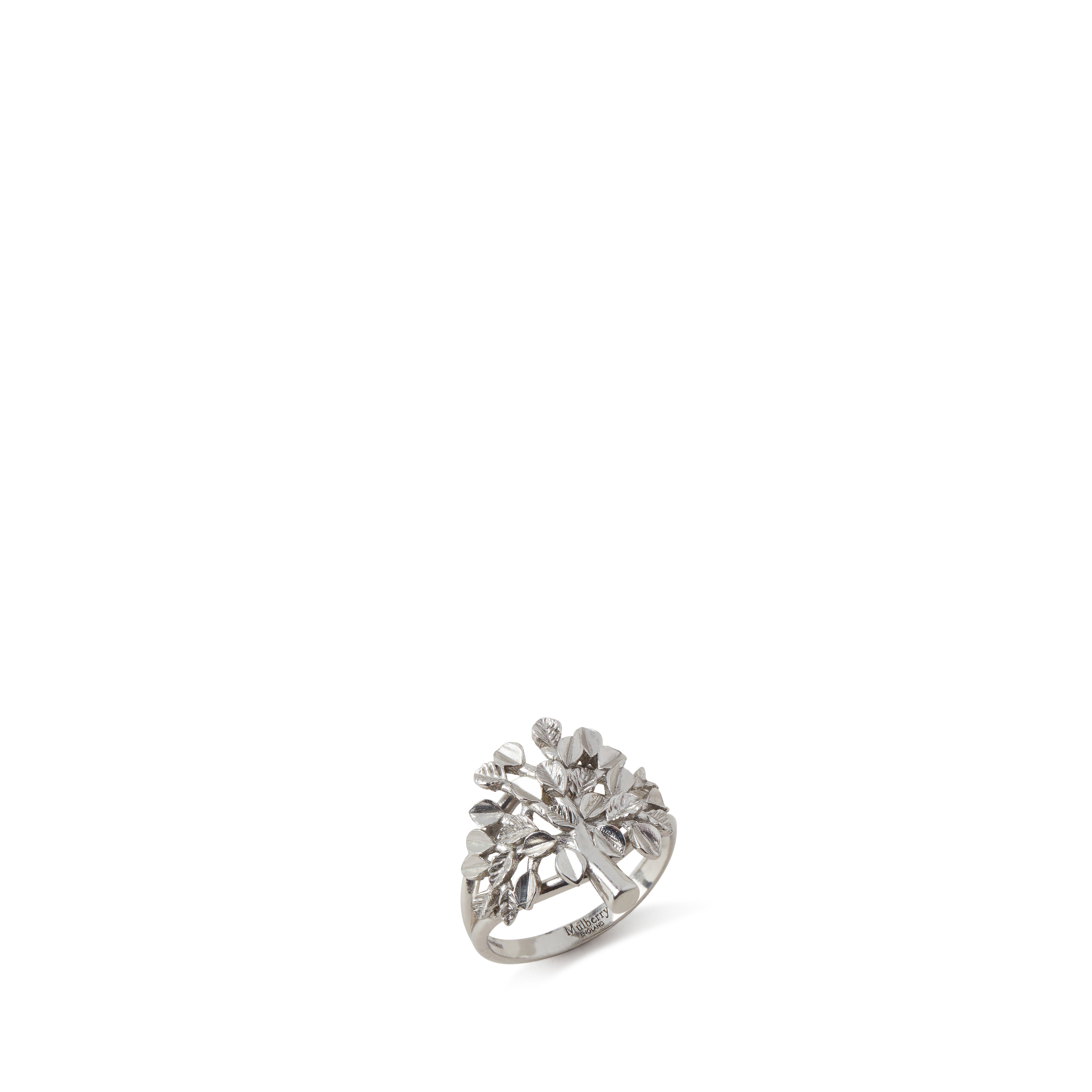 Mulberry Tree Ring In Silver
