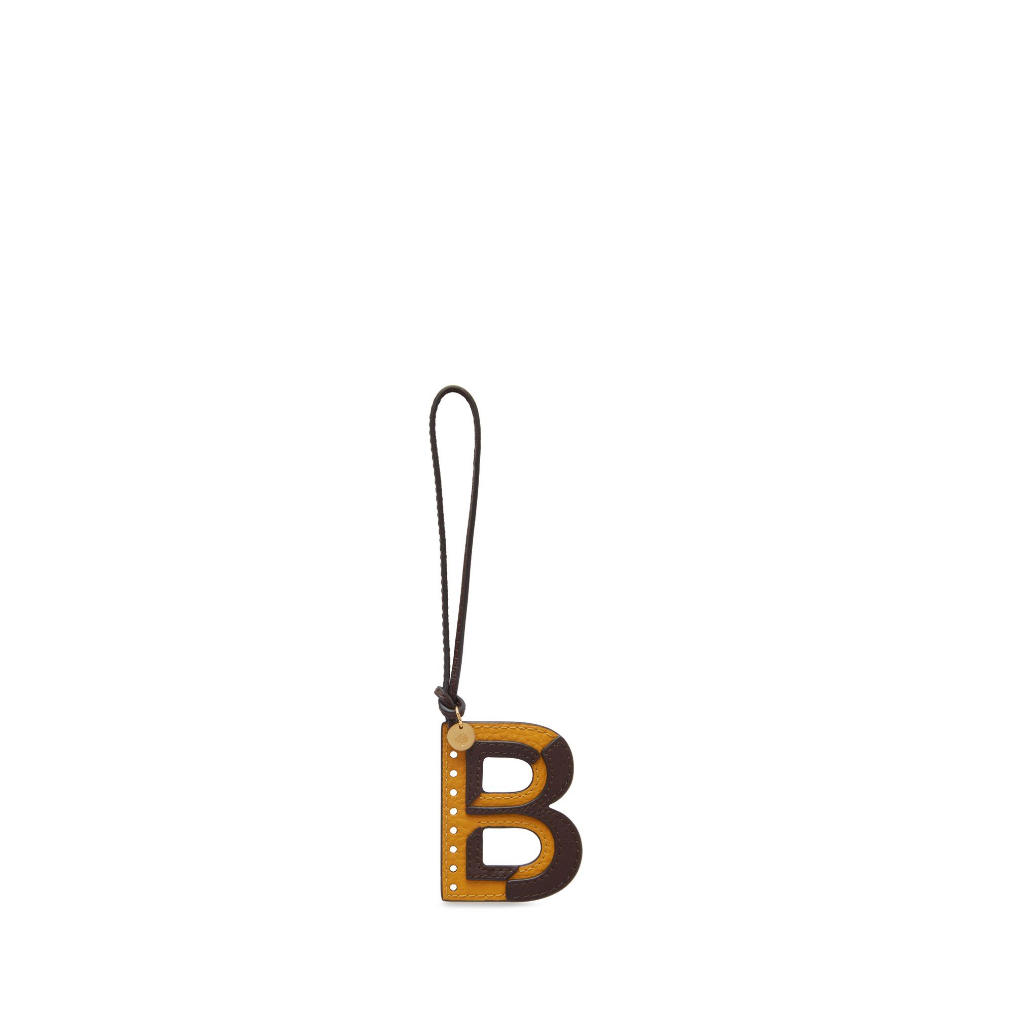 Mulberry Women's Bi-Colour Leather Keyring - B Deep Amber