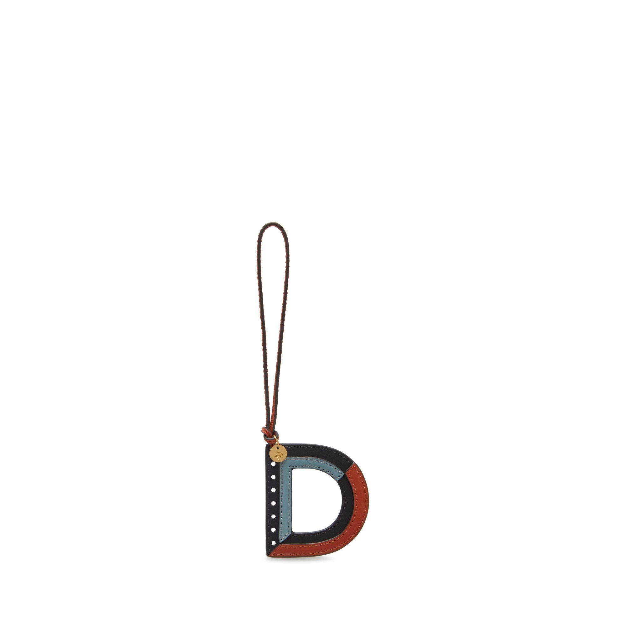 Mulberry Women's Tri-Colour Leather Keyring - D Black