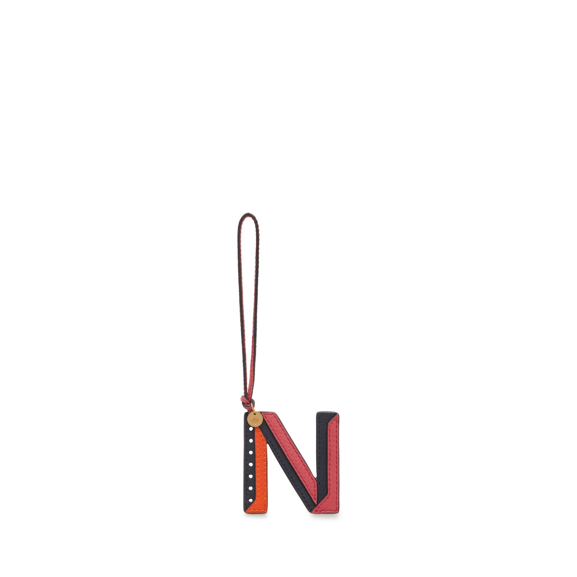 Mulberry Women's Tri-Colour Leather Keyring - N Midnight
