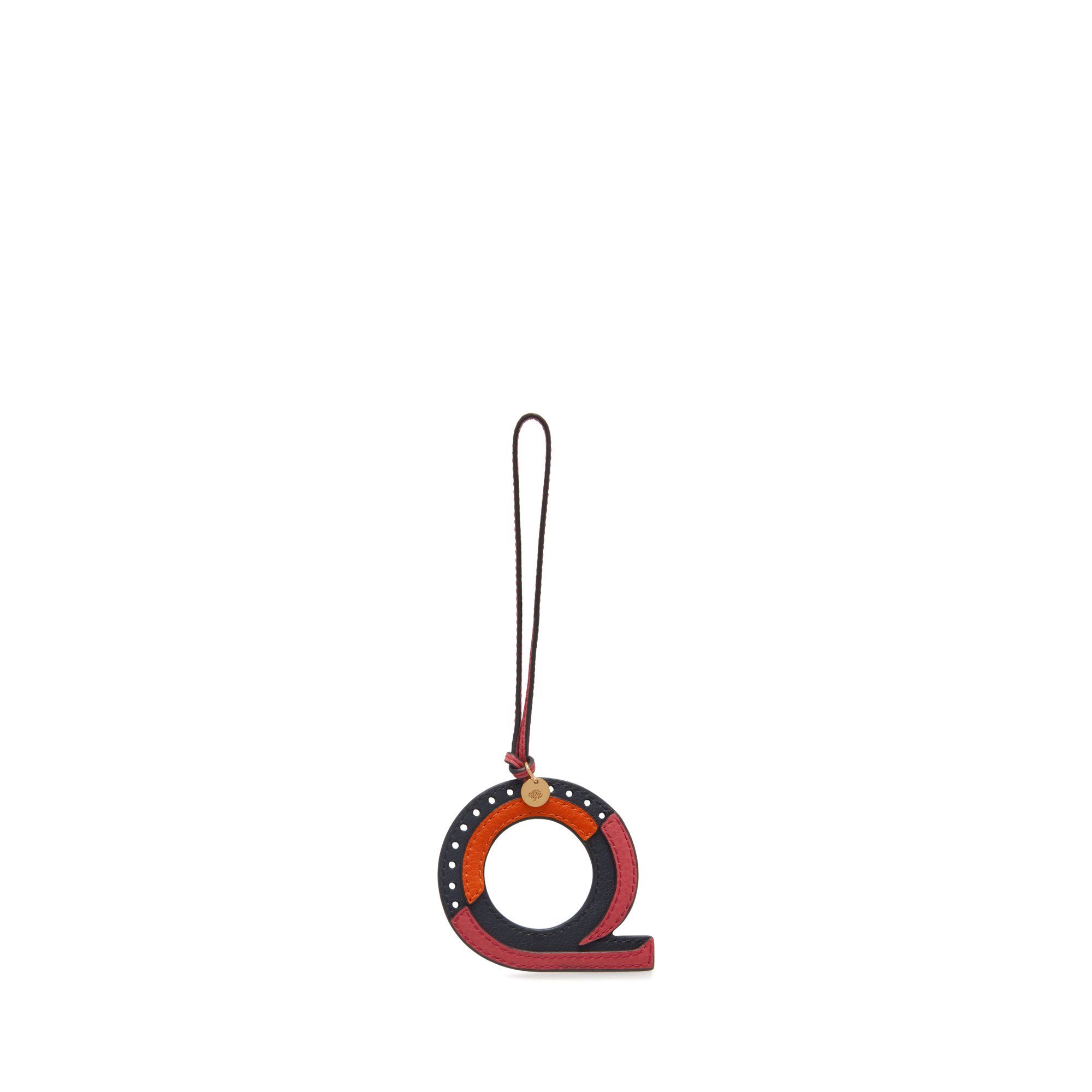 Mulberry Women's Tri-Colour Leather Keyring - Q Midnight