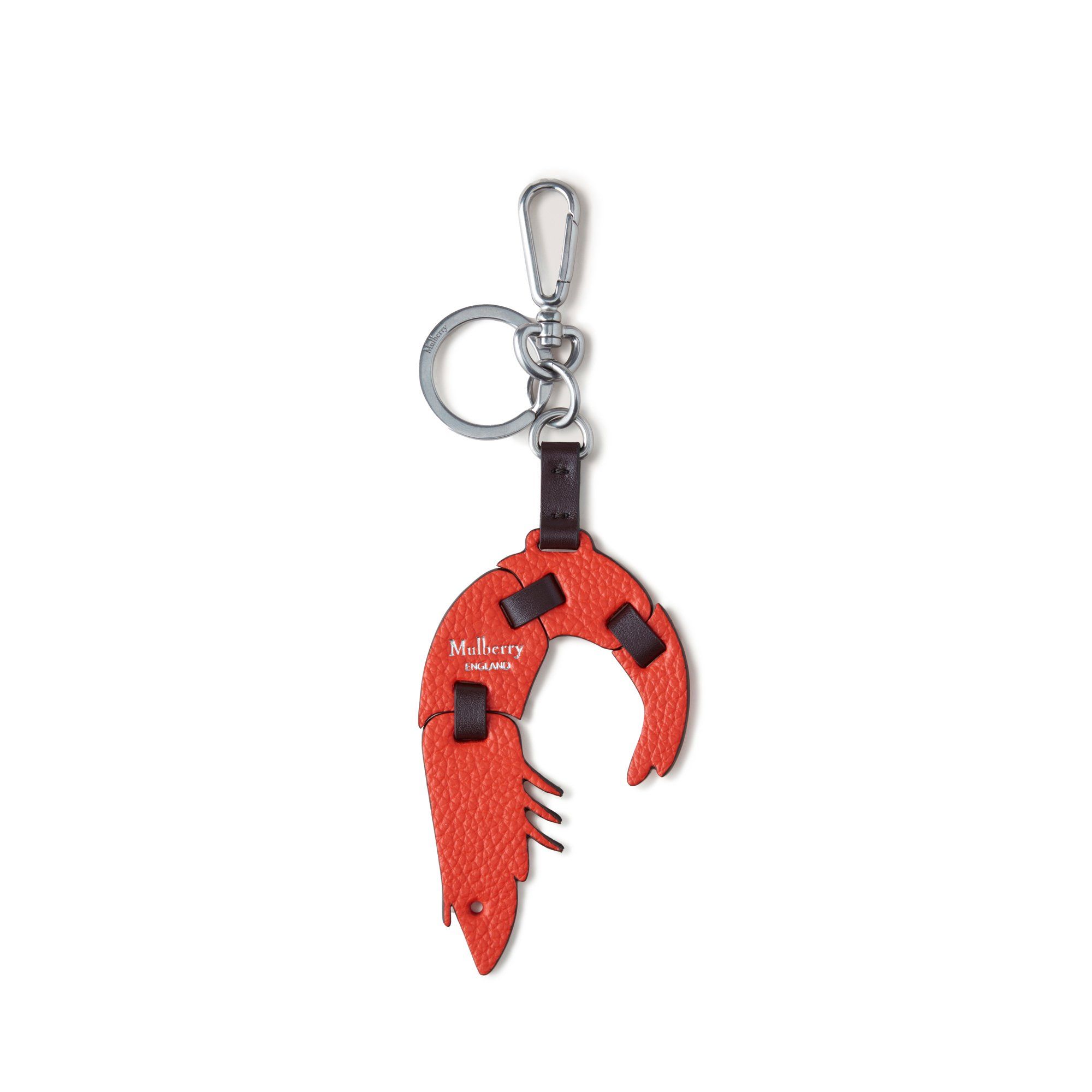 Mulberry Men's Puzzle Keyring - Shrimp Coral Orange