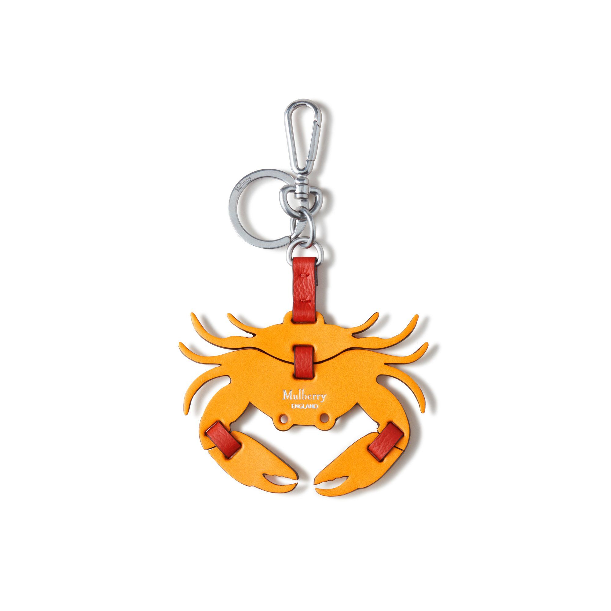 Mulberry Men's Puzzle Keyring - Crab Double Yellow