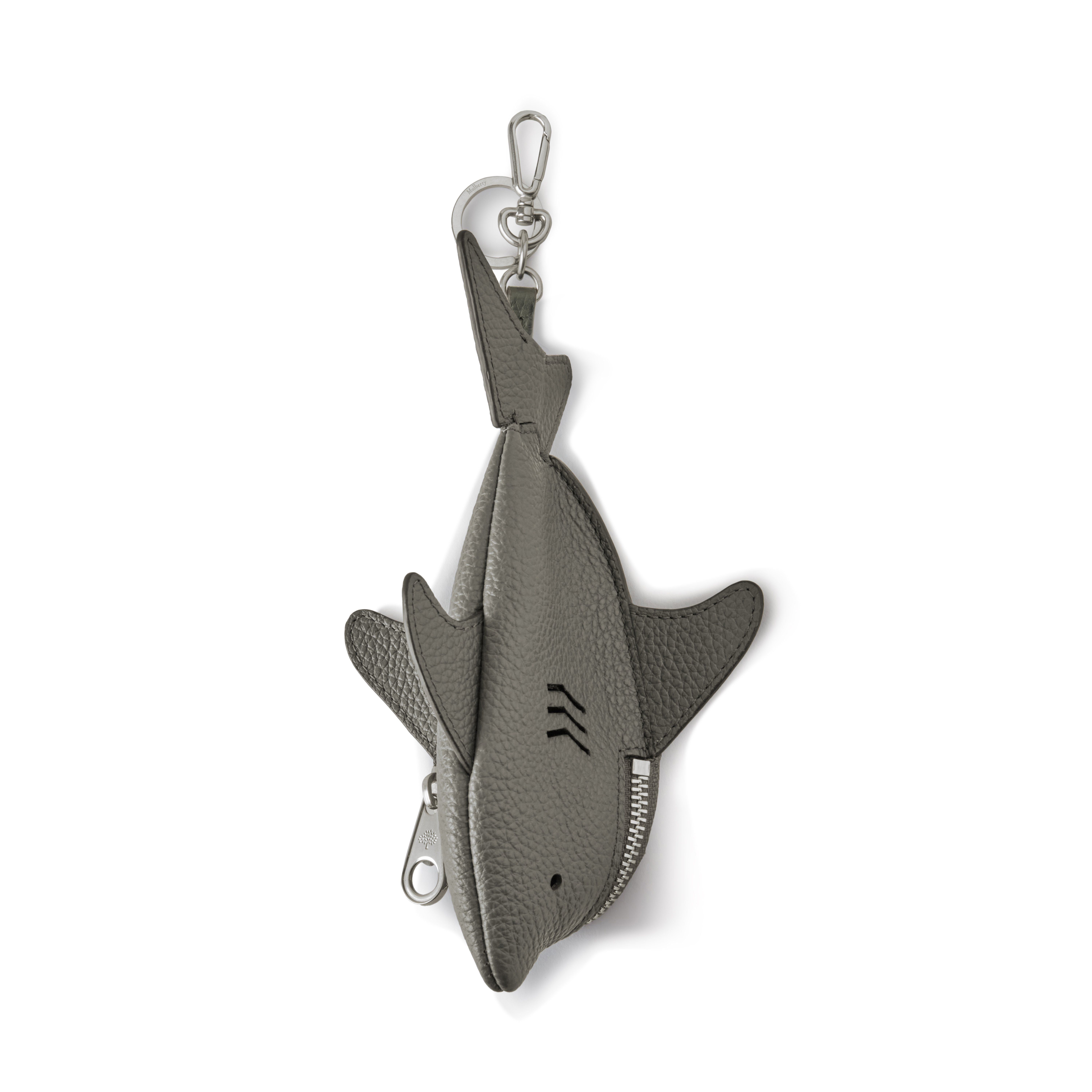 Mulberry Men's Shark Case Keyring Charcoal